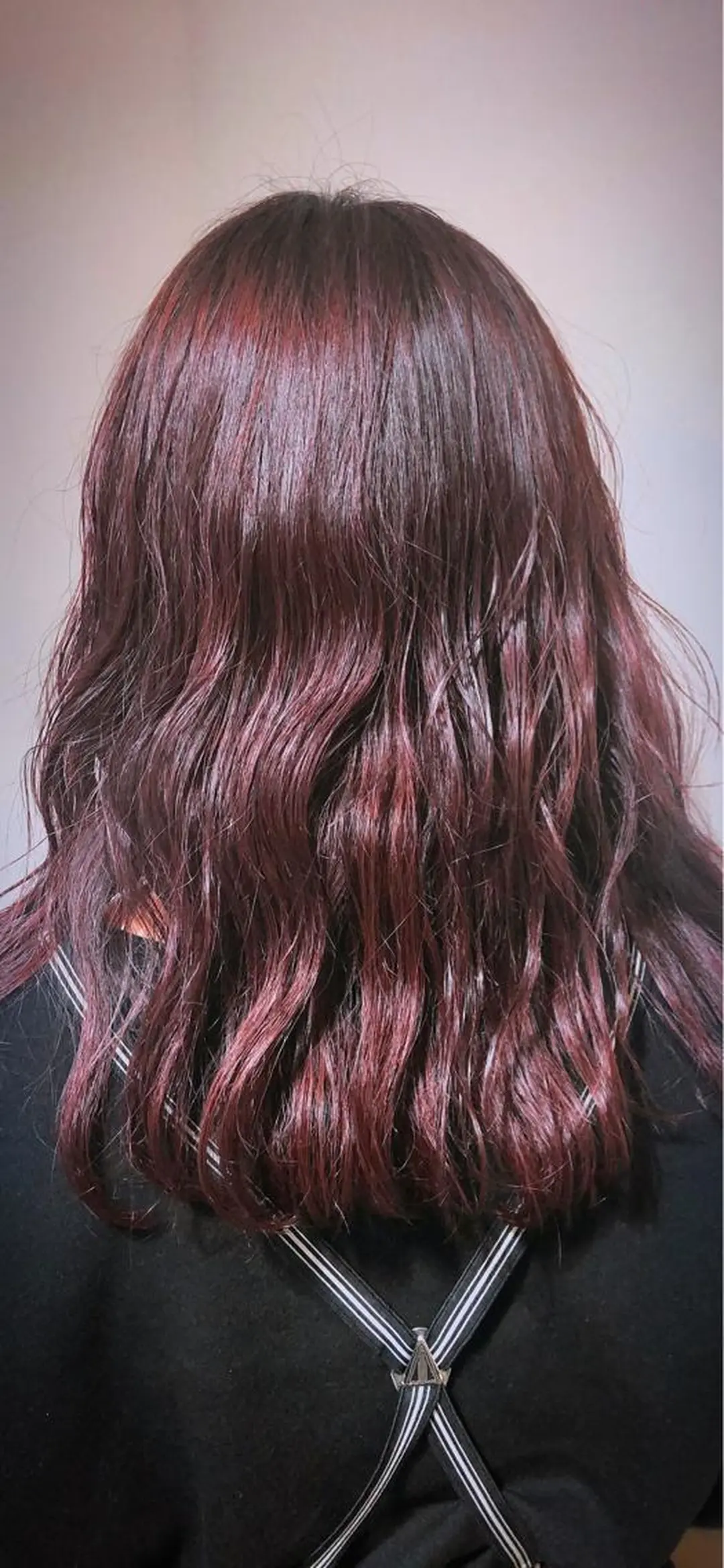 セミロング カラー ピンクカラー 韓国hair ·͜· watanabeのヘアスタイル