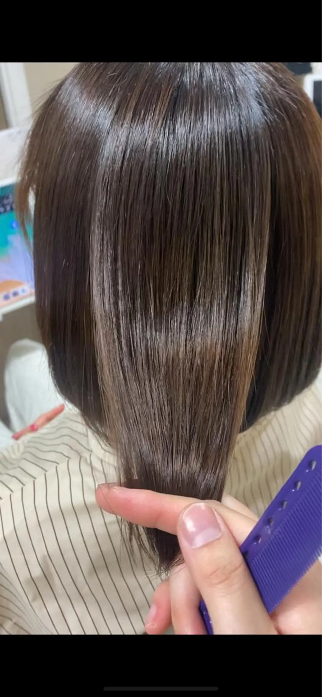 ミディアム パーマ オーガニックカラー/ 表参道/ルカのヘアスタイル