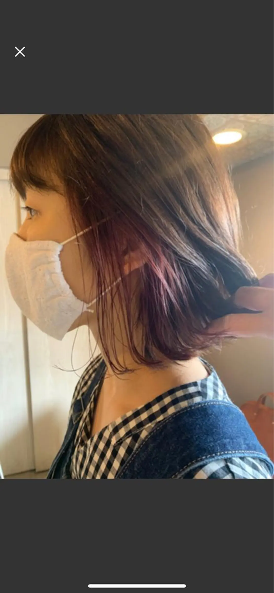 ミディアム ⭐️似合わせ⭐️ ほかぞの　りかのヘアスタイル