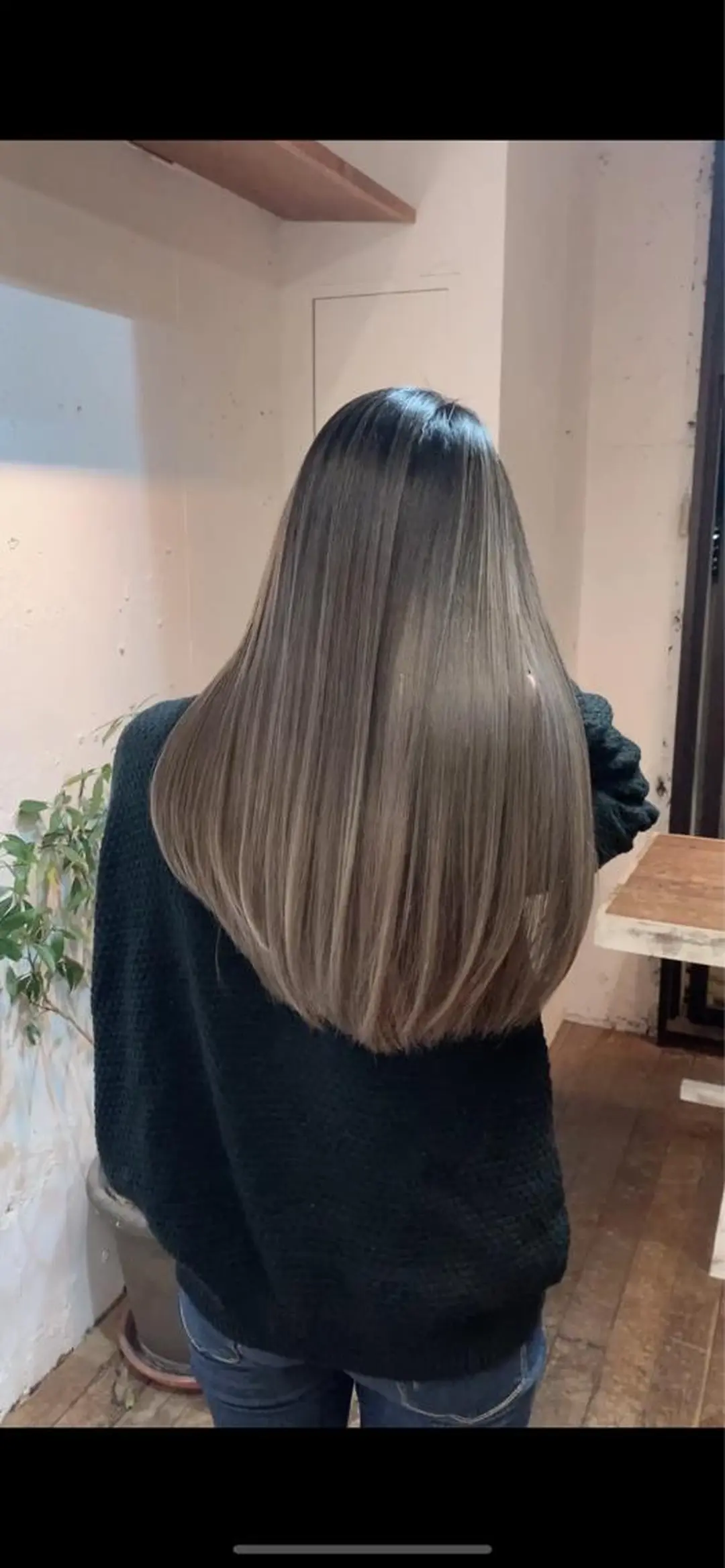 カラー バレイヤージュ ハイライトカラー 石井辰功也 フリーランス美容師のヘアスタイル