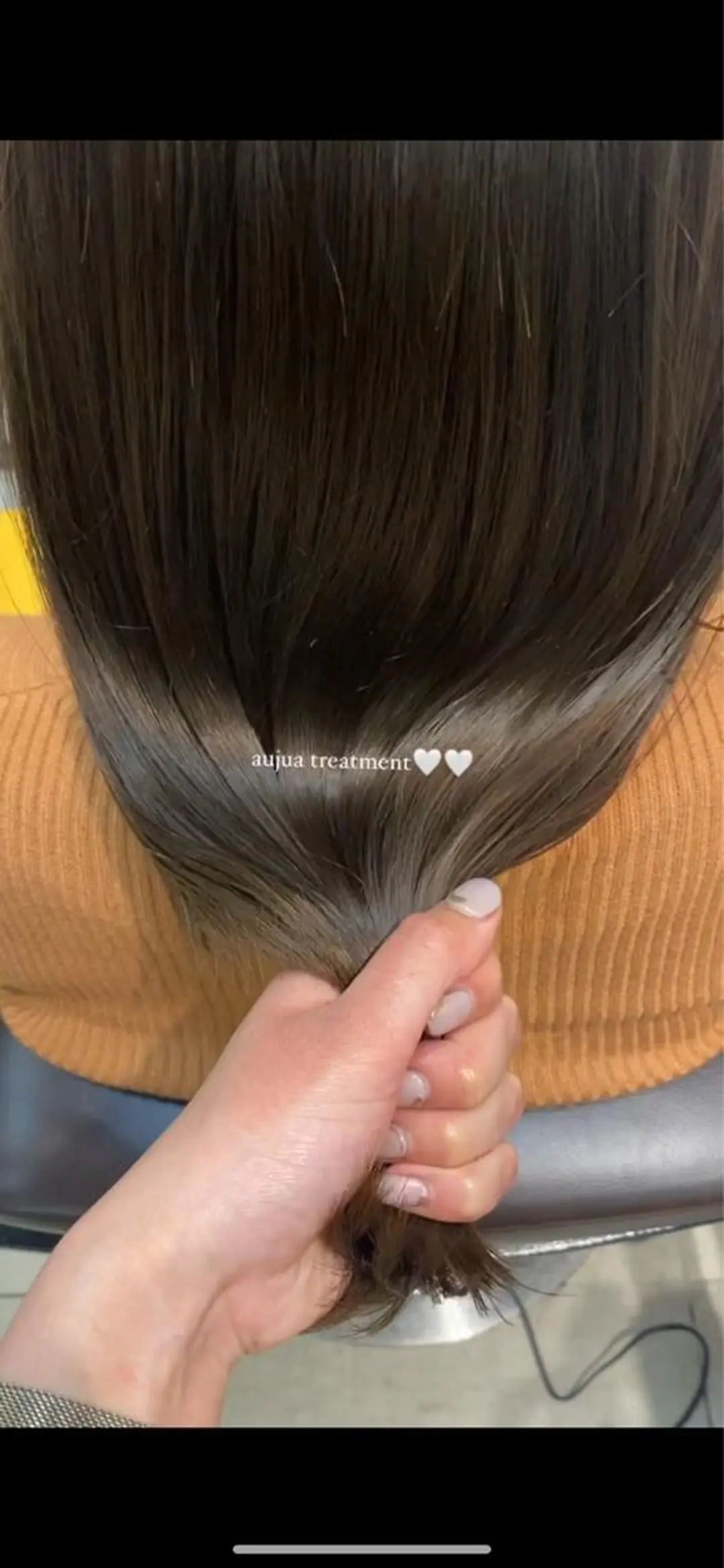 縮毛矯正/透け感 カラー🎀♡mariのヘアスタイル