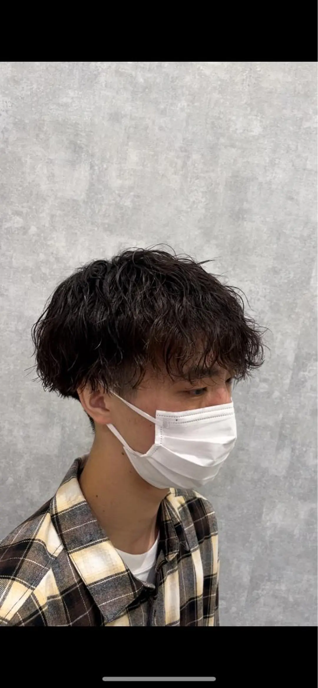 パーマ メンズ YUTA短髪特化 フェザーパーマのヘアスタイル
