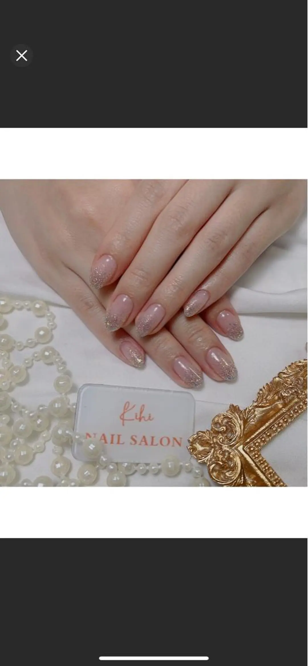 ネイル グラデーション ラメ(グリッター) ラメグラデーション 米澤 ハナユキのネイルデザイン