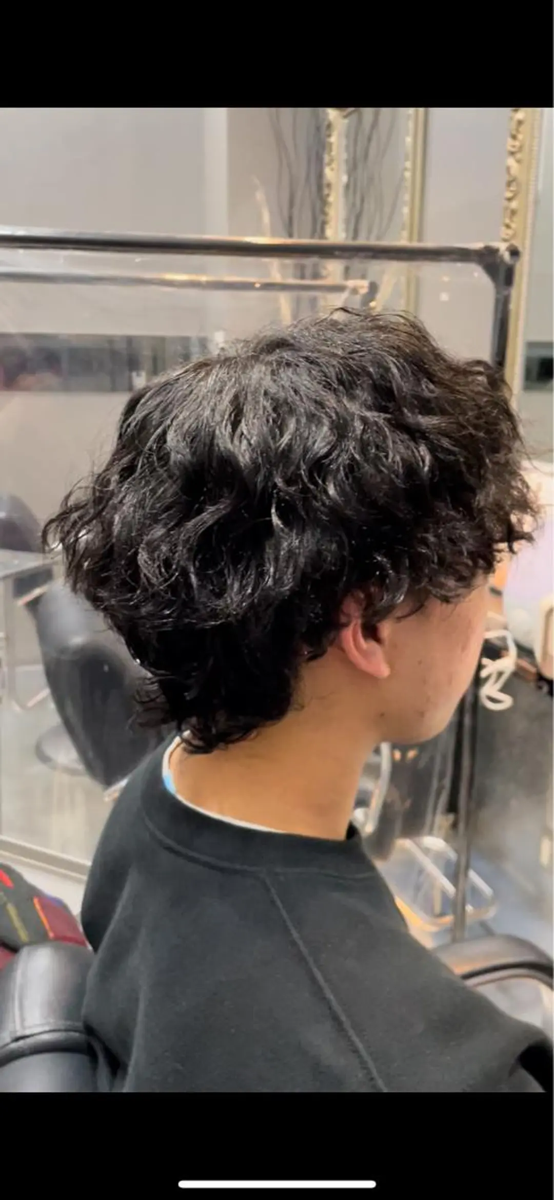 パーマ ルキ🌈ブリーチカラ ー&メンズパーマ🦄のヘアスタイル