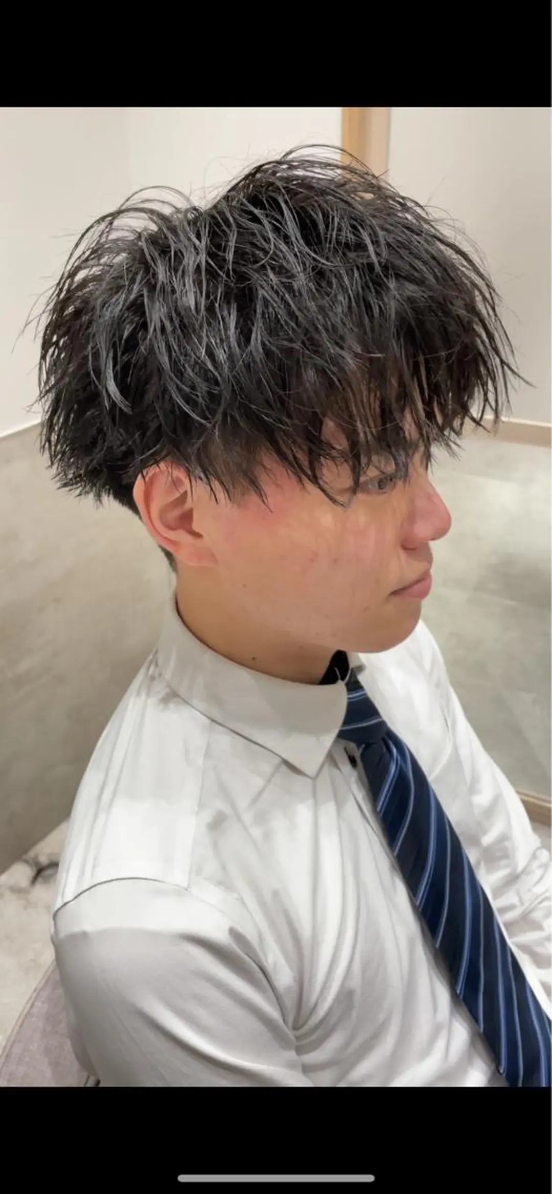 ショート ショートヘア カット パーマ Re.Meiro(リ・メイロ)所属・メンズカット/ 沖縄市/村田亮太のヘアスタイル