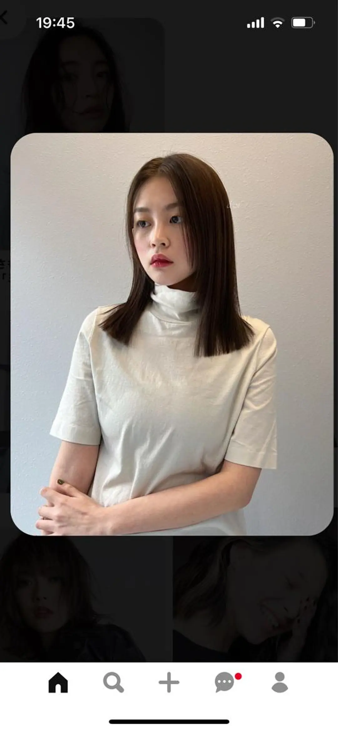 ミディアム 韓国好き🇰🇷 美容師MIKUのヘアスタイル