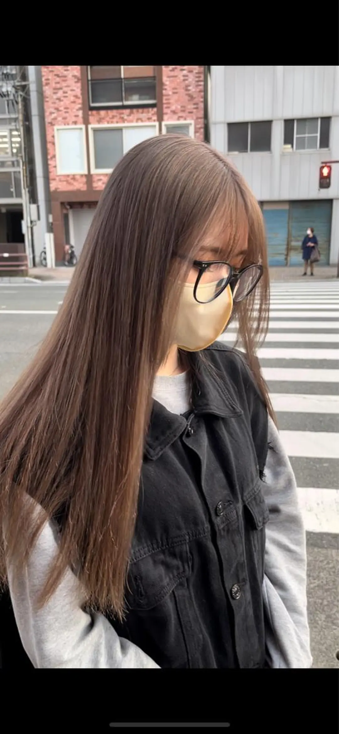 セミロング カラー ヘアカラー トリートメント 🦖JIN HAIR DESIGN🦖のヘアスタイル