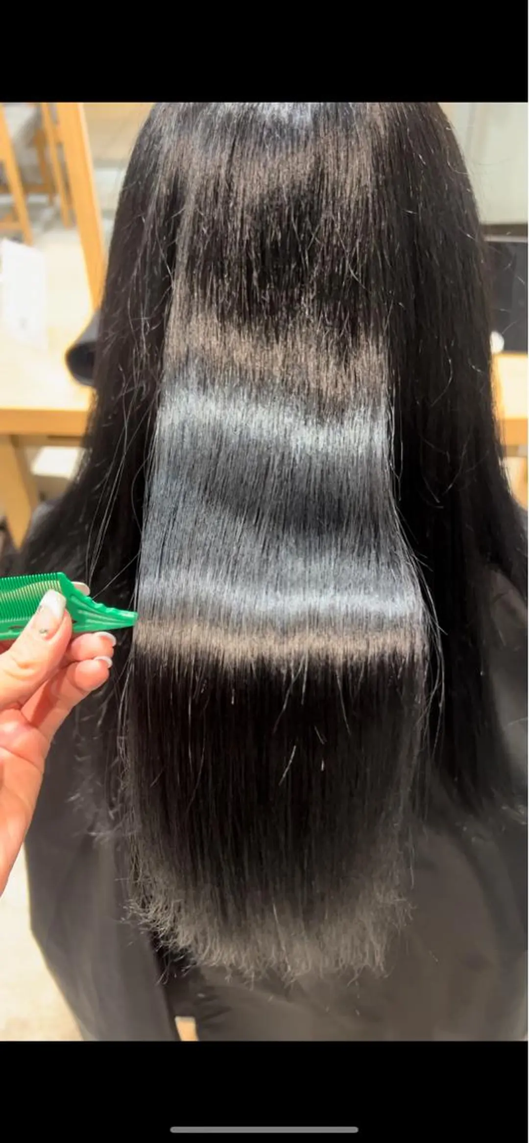 ロング カラー リコ ハッシュカット 韓国レイヤーのヘアスタイル