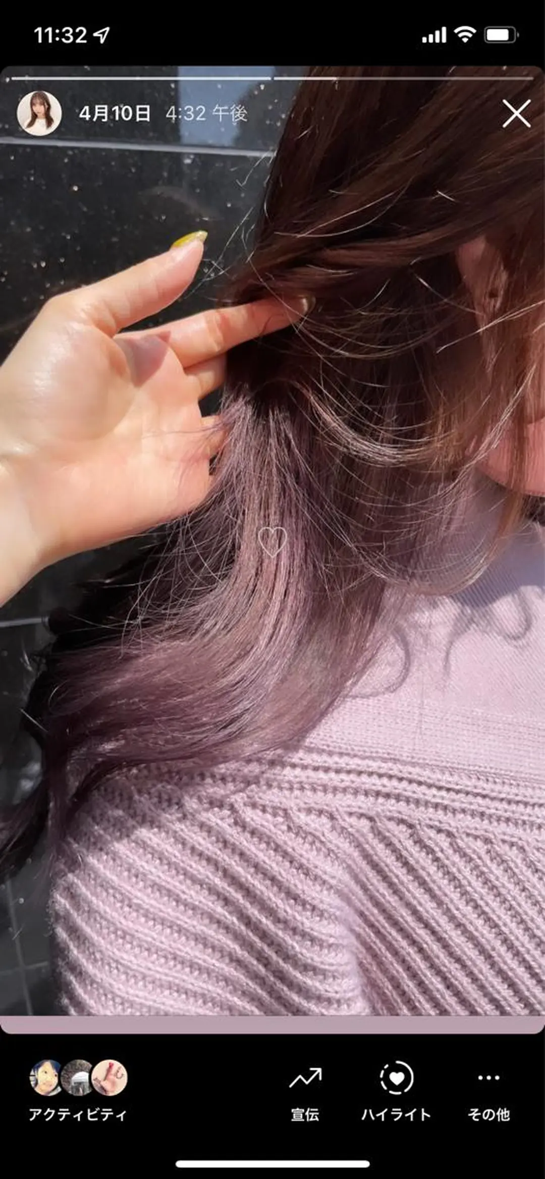 カラー HEARTS和田 ひかりのヘアスタイル