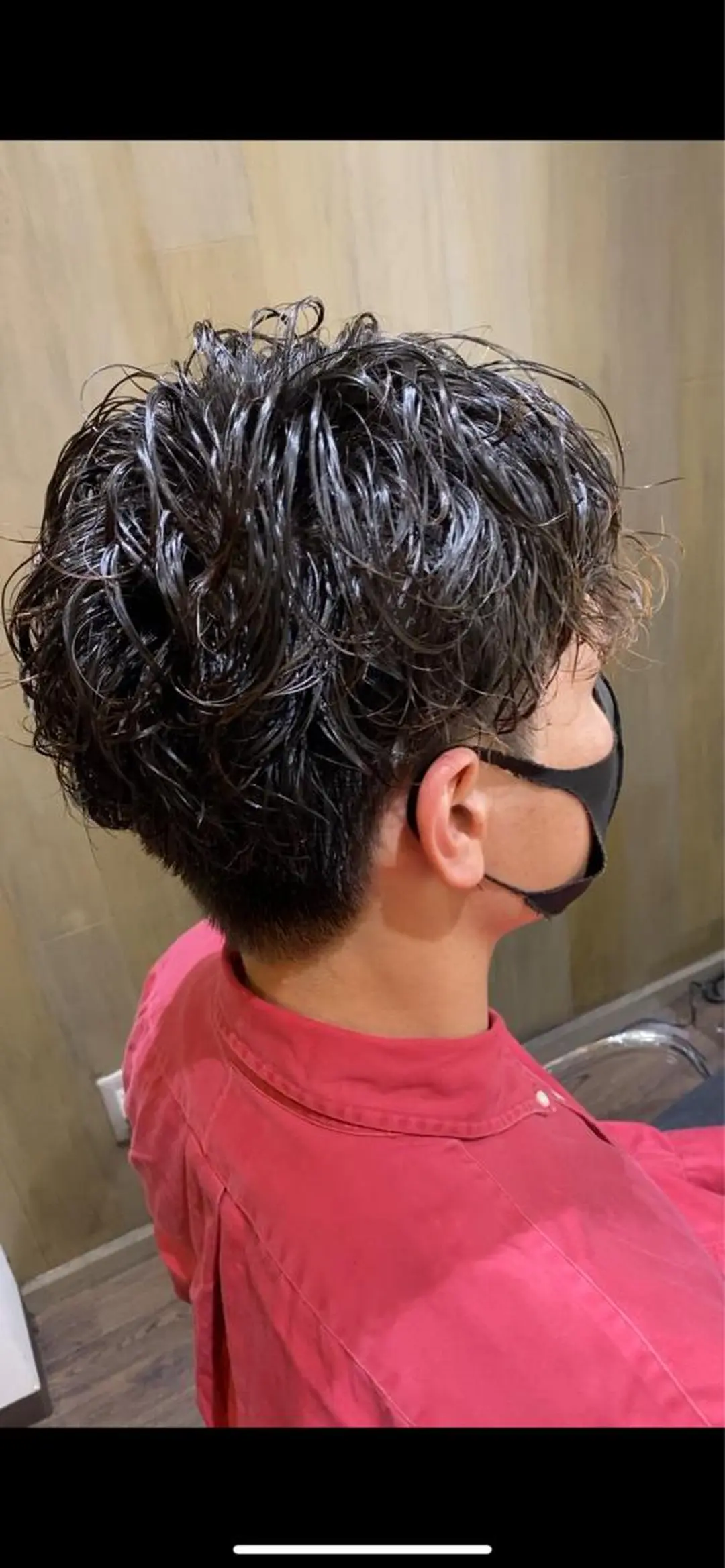 ショート メンズ マッシュ メンズパーマ くせ毛 顔周りカット ショートヘア 谷口 雅門のヘアスタイル