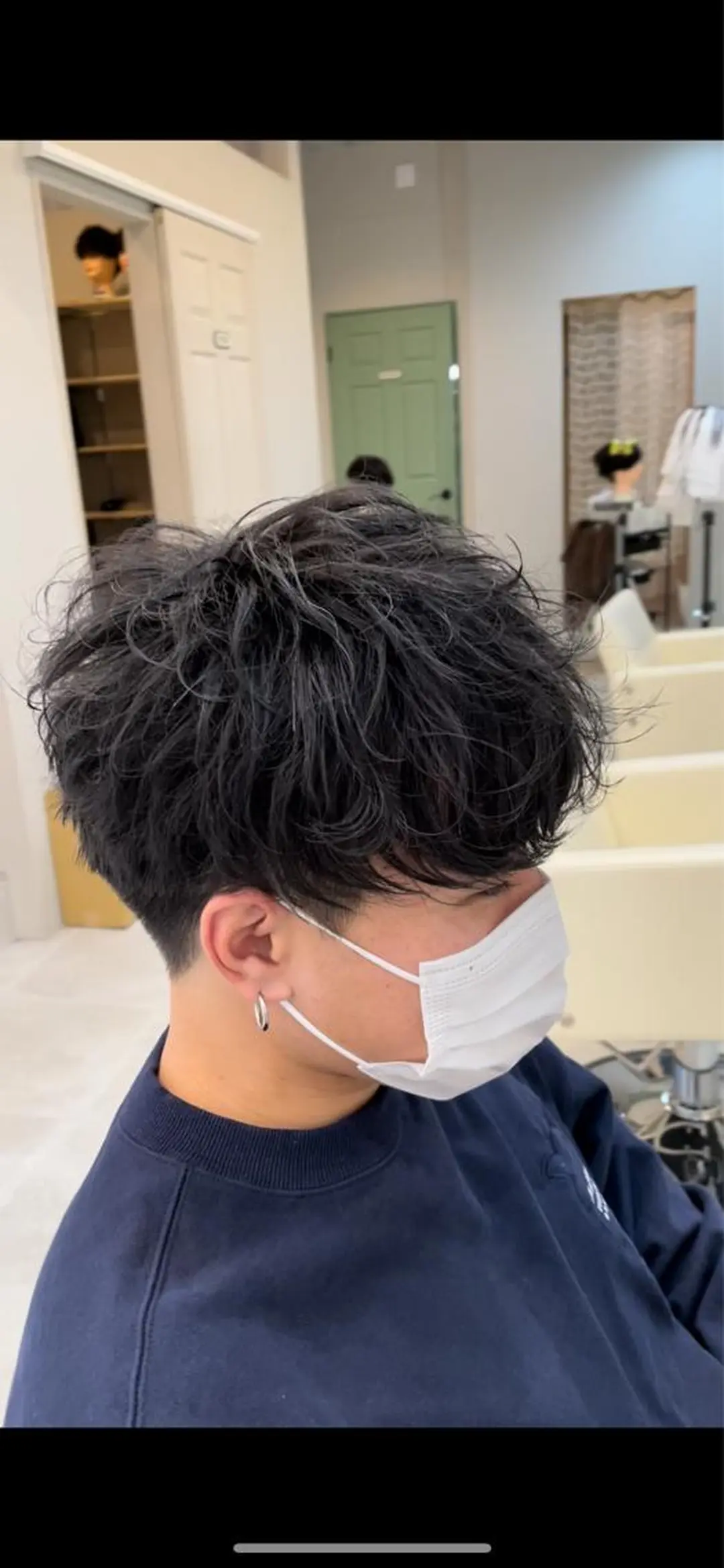 パーマ メンズ メンズパーマ カット パーマ 吉川 みんとのヘアスタイル