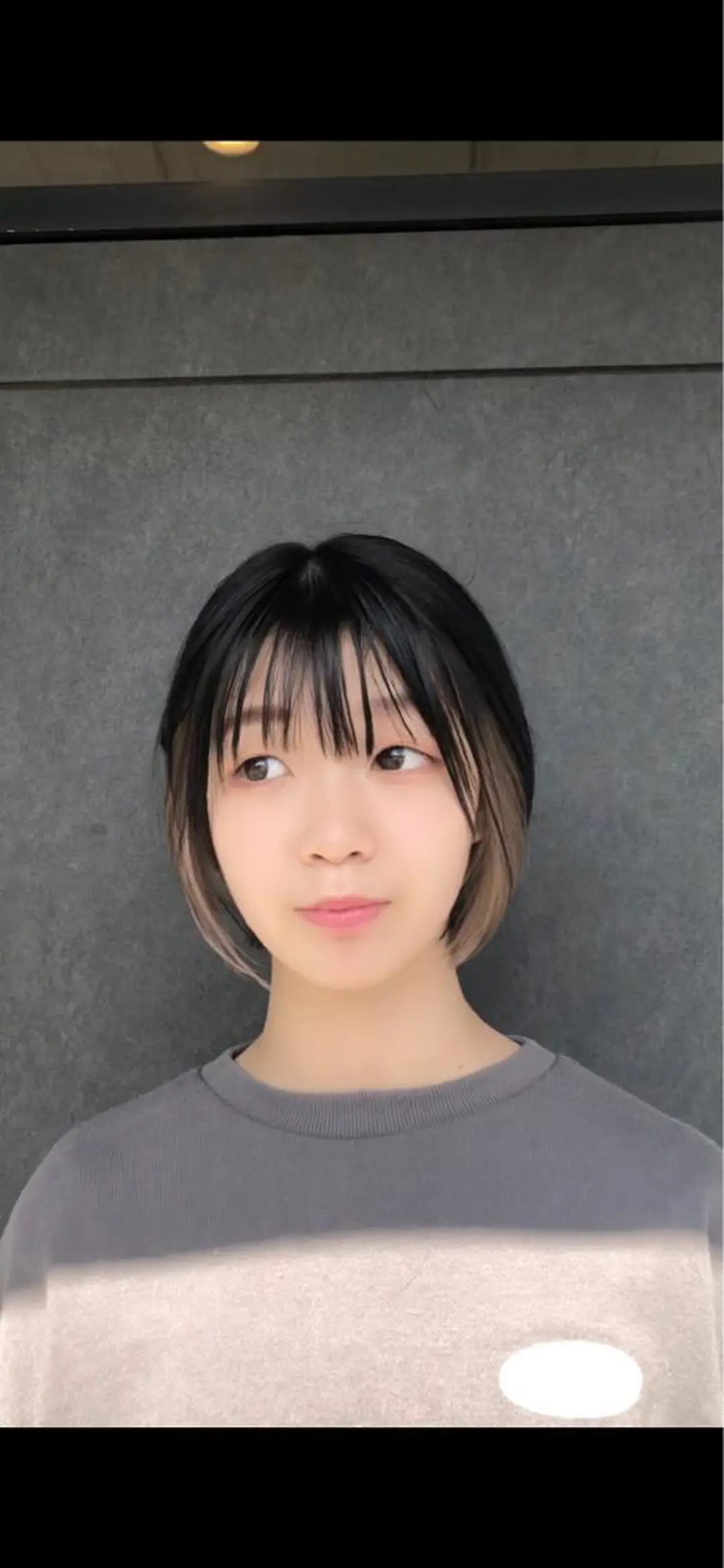 ショート カット ヘアカラー トリートメント 菊池 幹のヘアスタイル