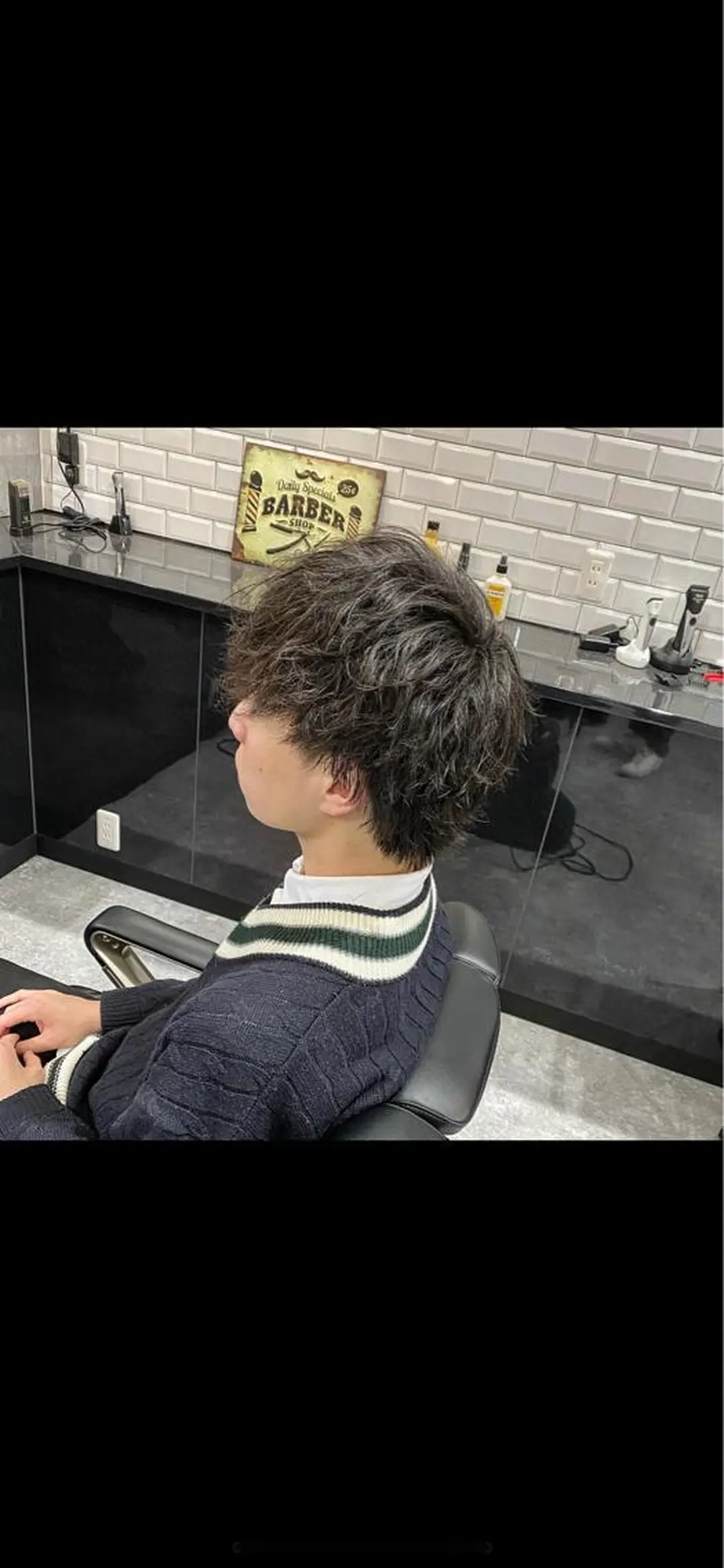 ミディアム パーマ メンズ ミディアムパーマ マッシュ メンズパーマ ツイストスパイラルパーマ スパイラルパーマ パーマ 前田賢生 ご新規様はNGのヘアスタイル