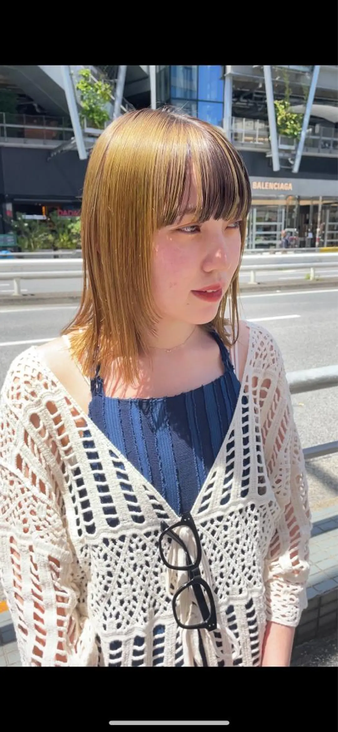 ミディアム カラー vain所属・パーマウルフショート 濱田匠のヘアスタイル