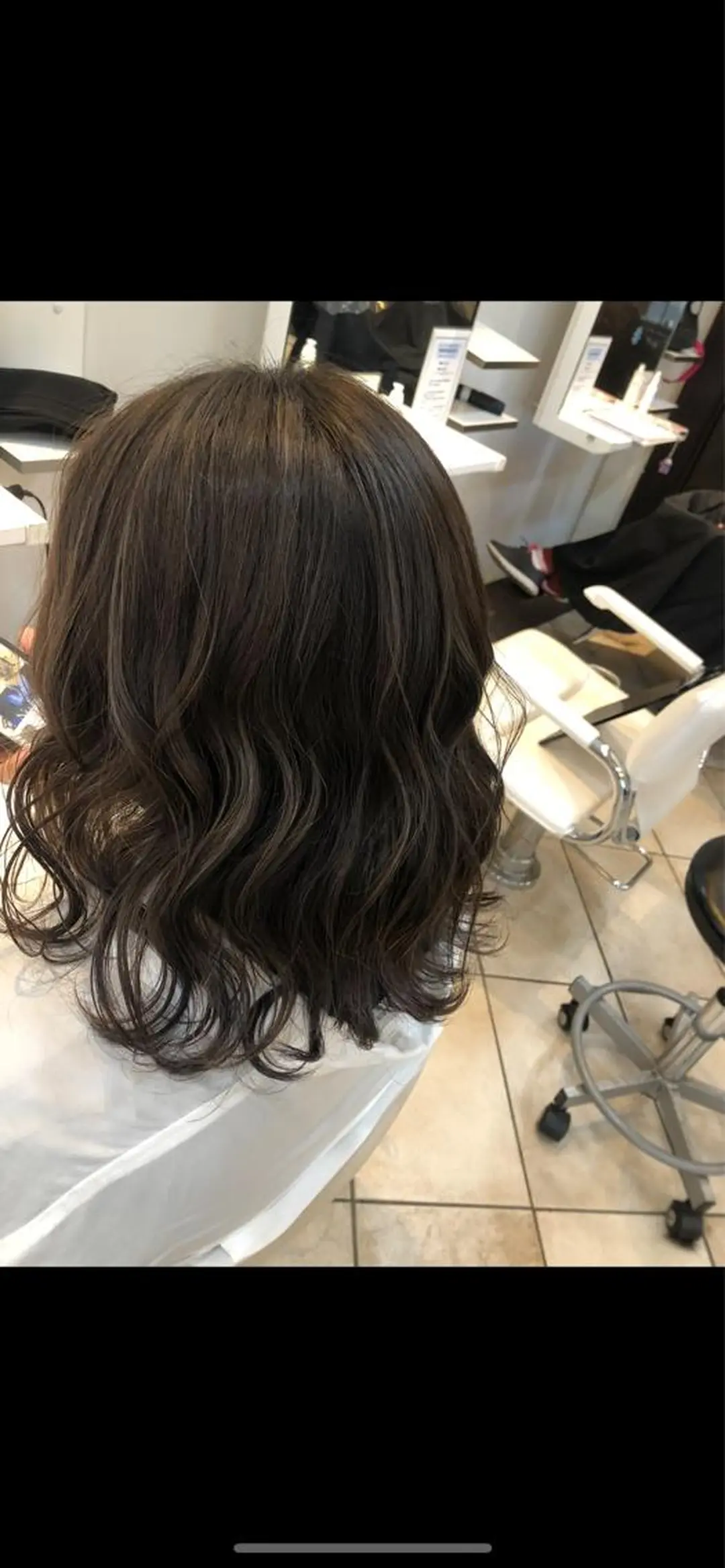 ミディアム カラー 💎白髪染めも対応 🙆👌山本明菜のヘアスタイル