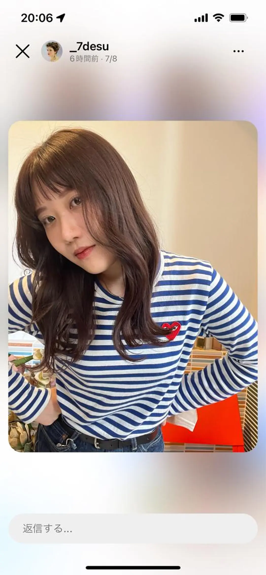 ロング ミルクティーベージュ outaのヘアスタイル