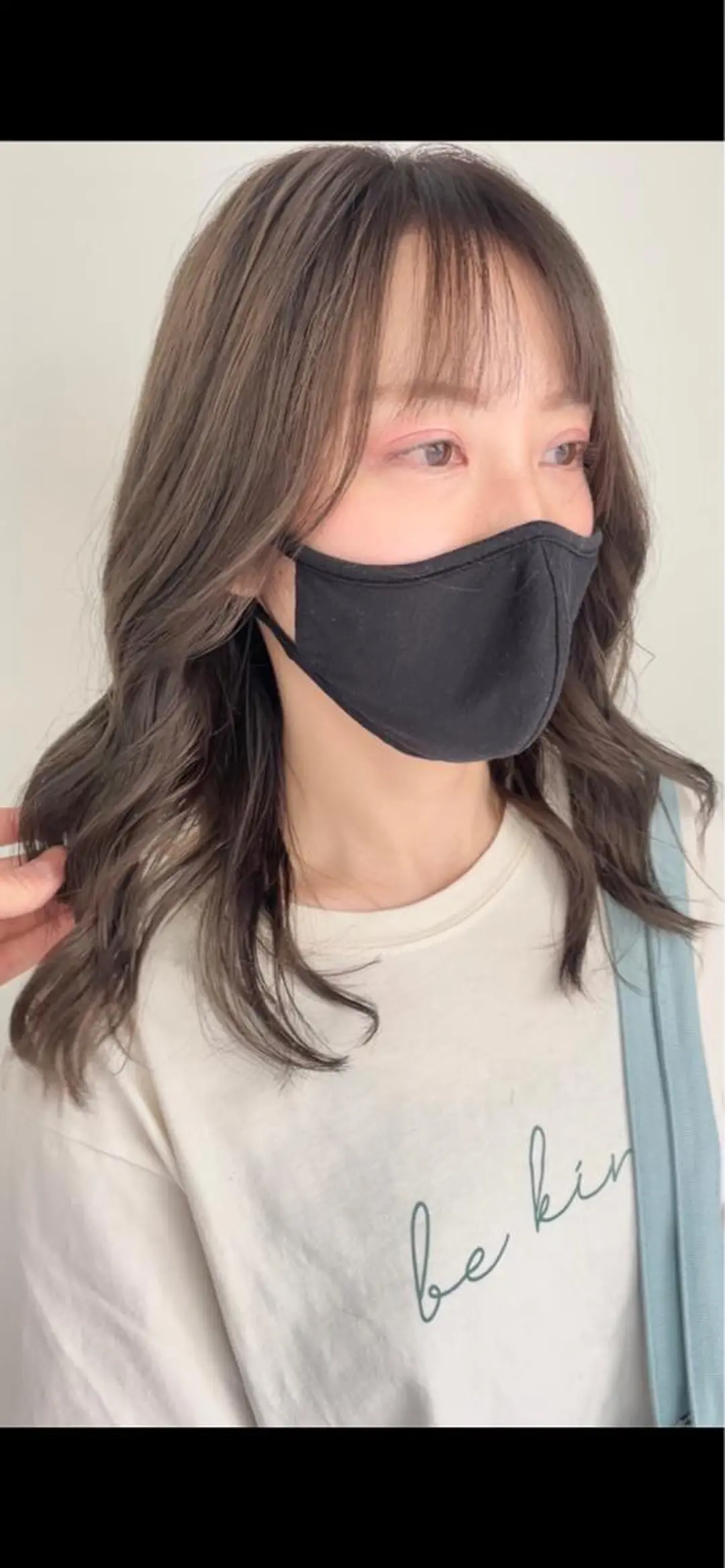 ミディアム カラー グレージュ チヒョ🦋 韓国hair🇰🇷のヘアスタイル