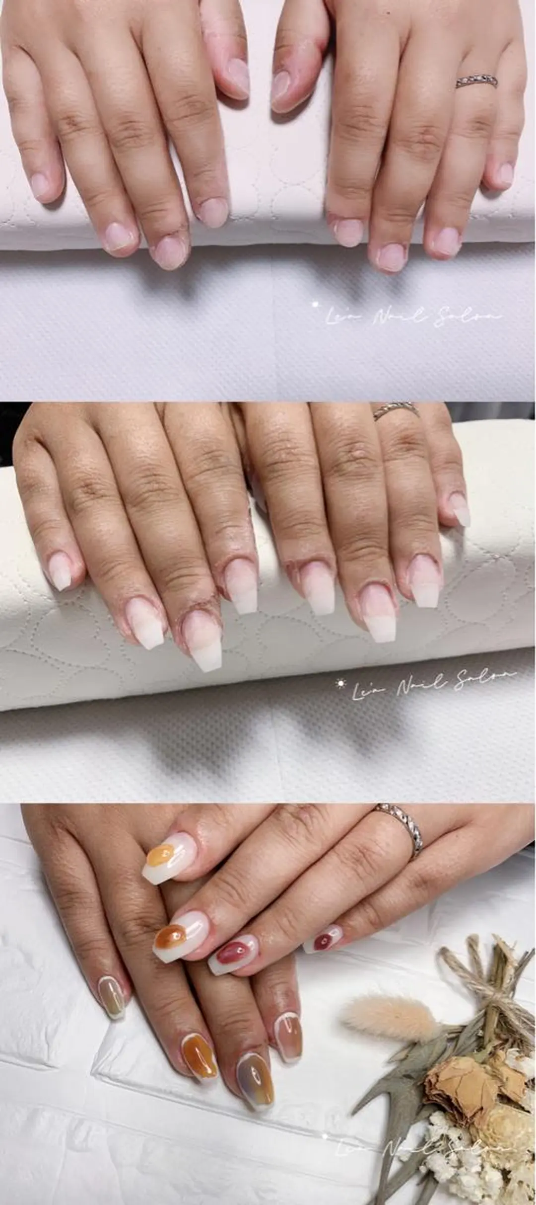 ショート カラー ネイル Le’a NailSalonのネイルデザイン