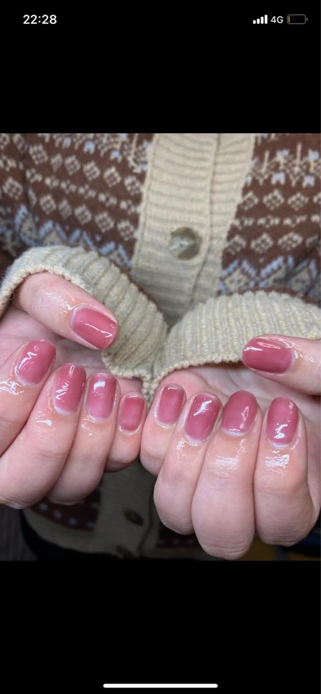 ネイル ブルー ジェルネイル 韓国ネイル ネイビー ワンカラーネイル パーマ ネイル /コトミ🐸のネイルデザイン