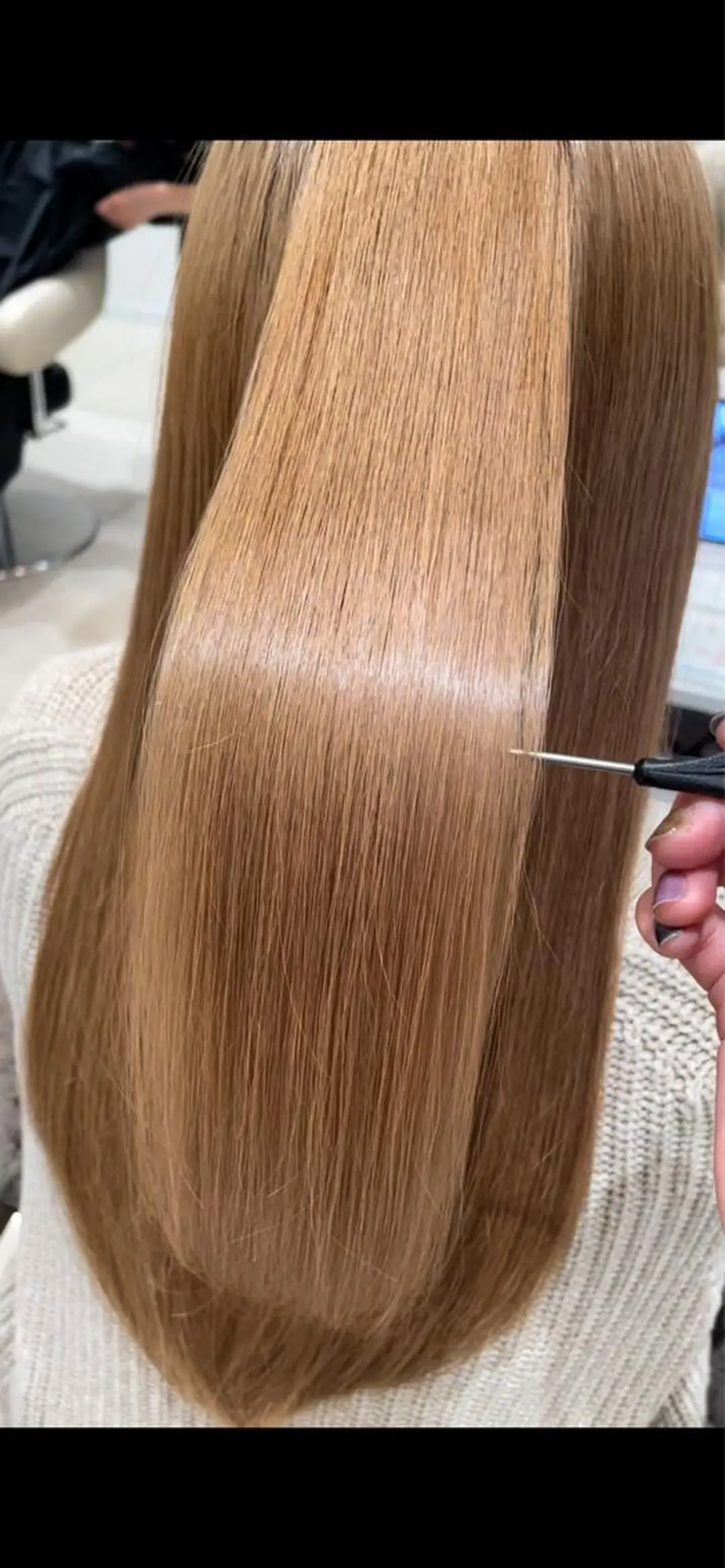 セミロング レイヤー×ハイライト 🌷RINA🌷のヘアスタイル