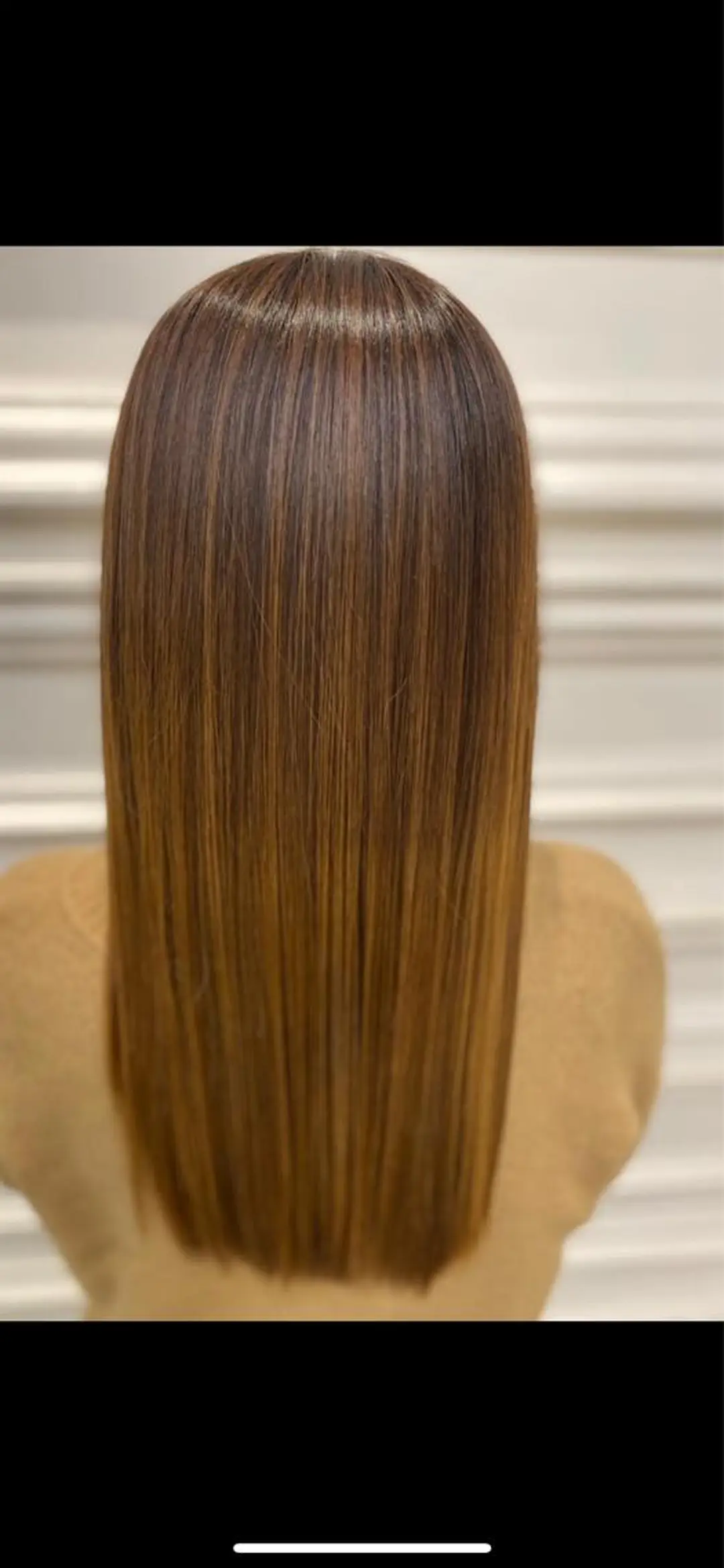 セミロング 髪質改善イノアカラー 富澤ショウタのヘアスタイル