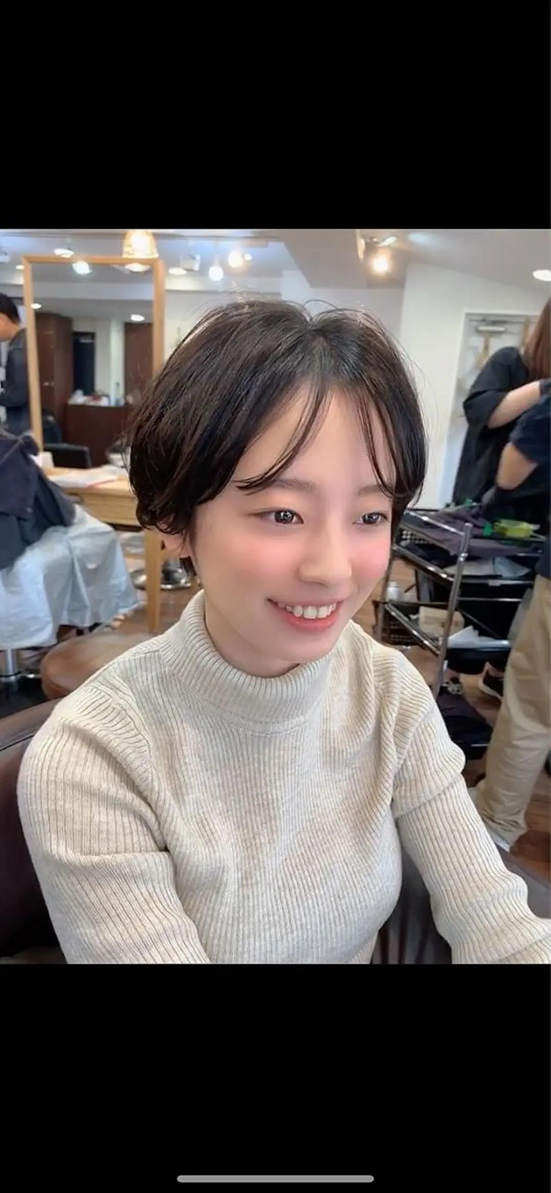 ショート 縮毛矯正/ショート/ レイヤー/畑中正敏のヘアスタイル