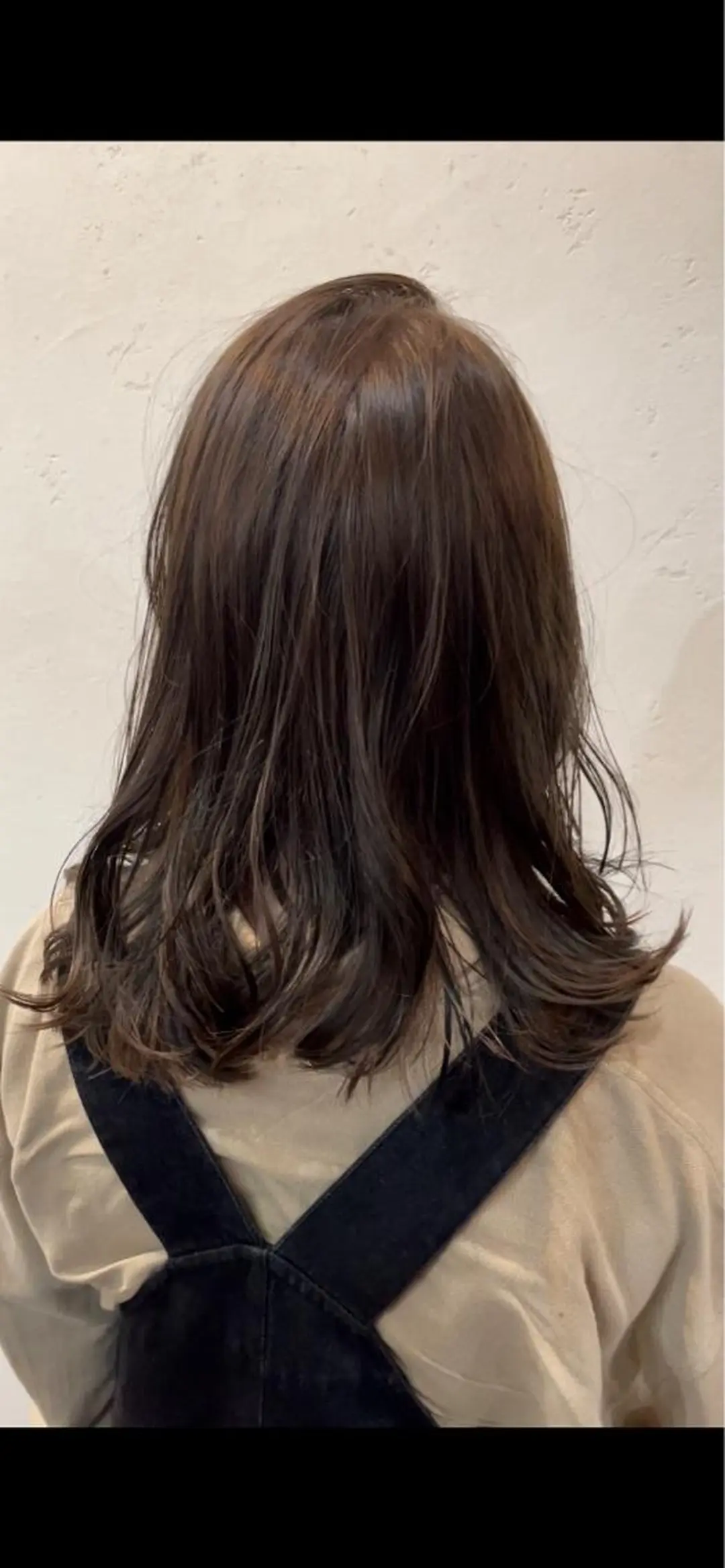 ミディアム カラー パーマ 下小鶴 優治のヘアスタイル