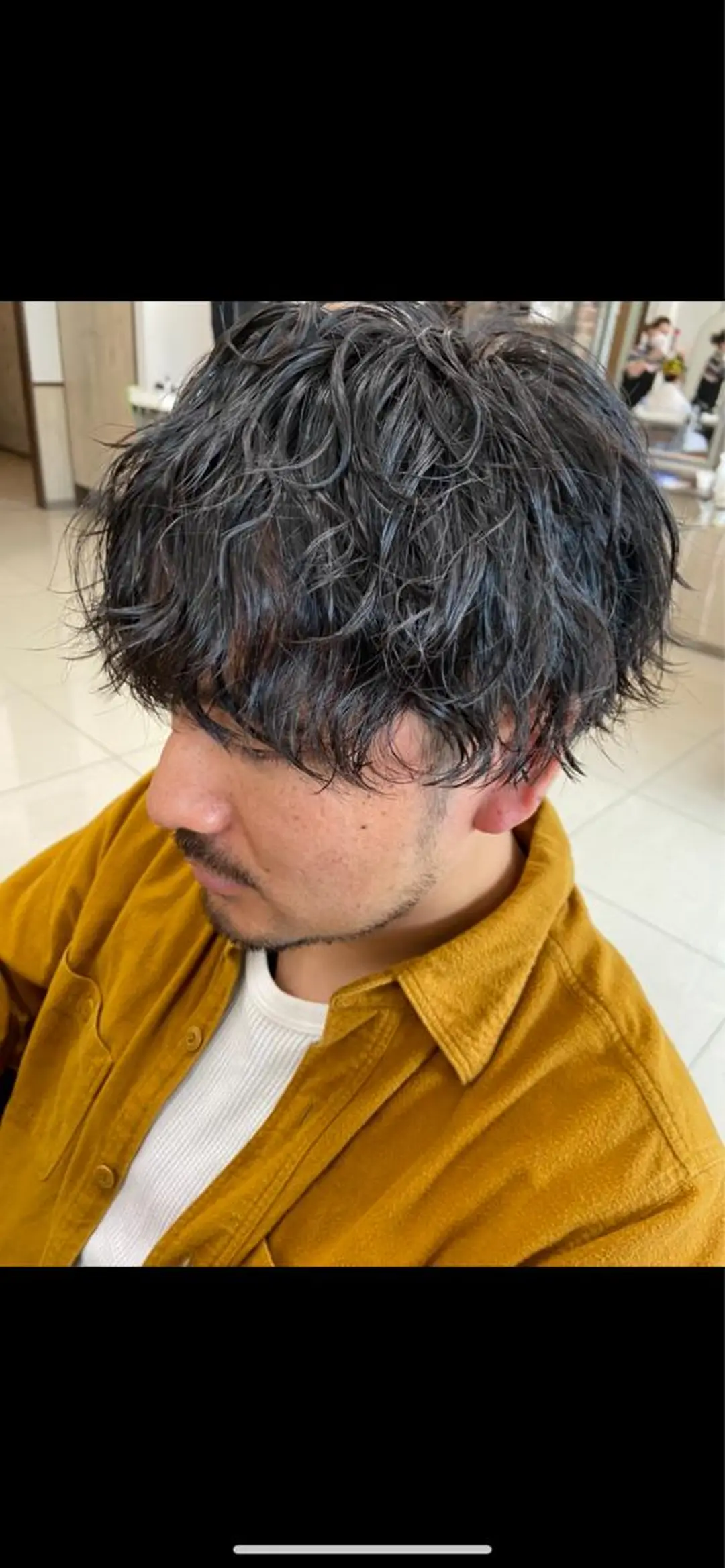 ショート パーマ メンズ カット パーマ 似合わせhair🌼 misakiのヘアスタイル