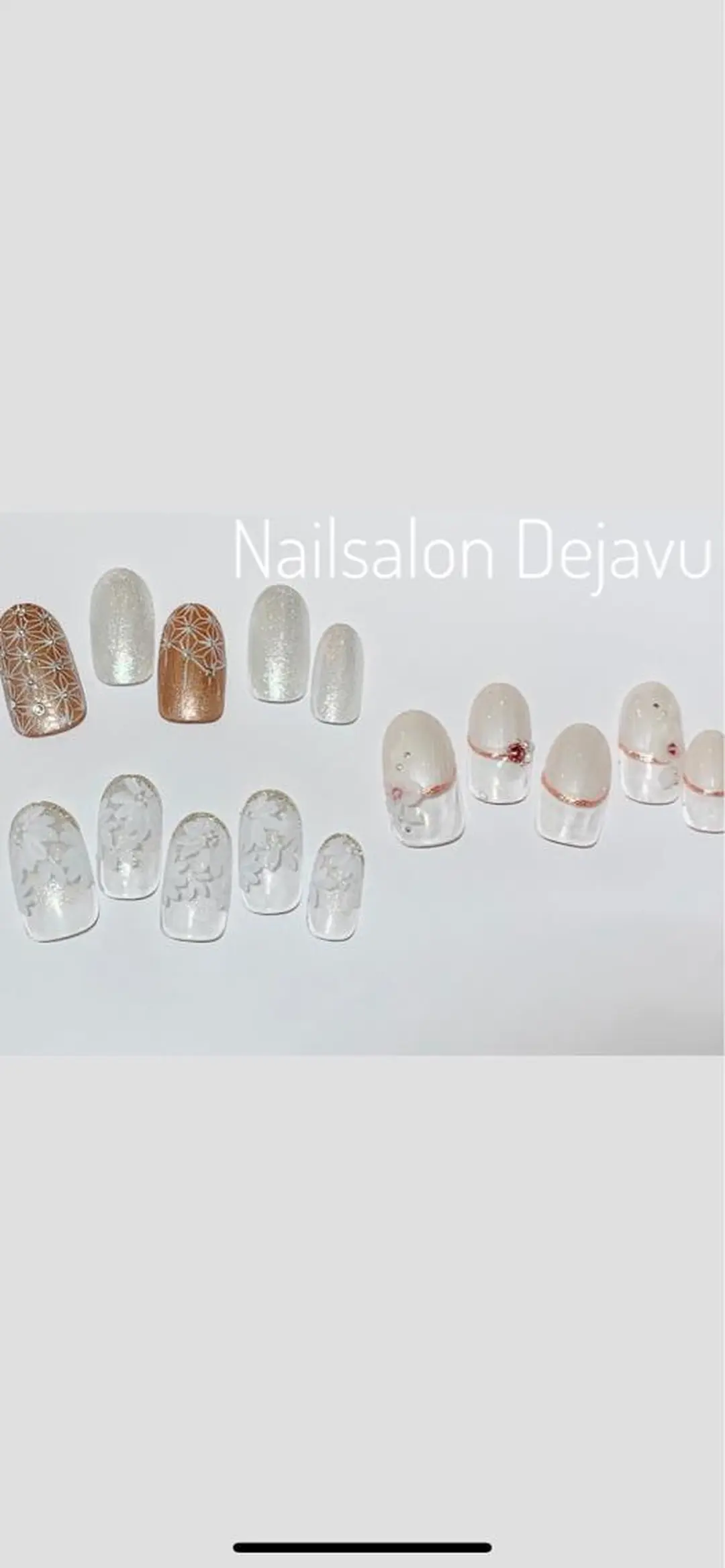 ネイル ブライダルネイル Nail salon Dejavu 🌿のネイルデザイン