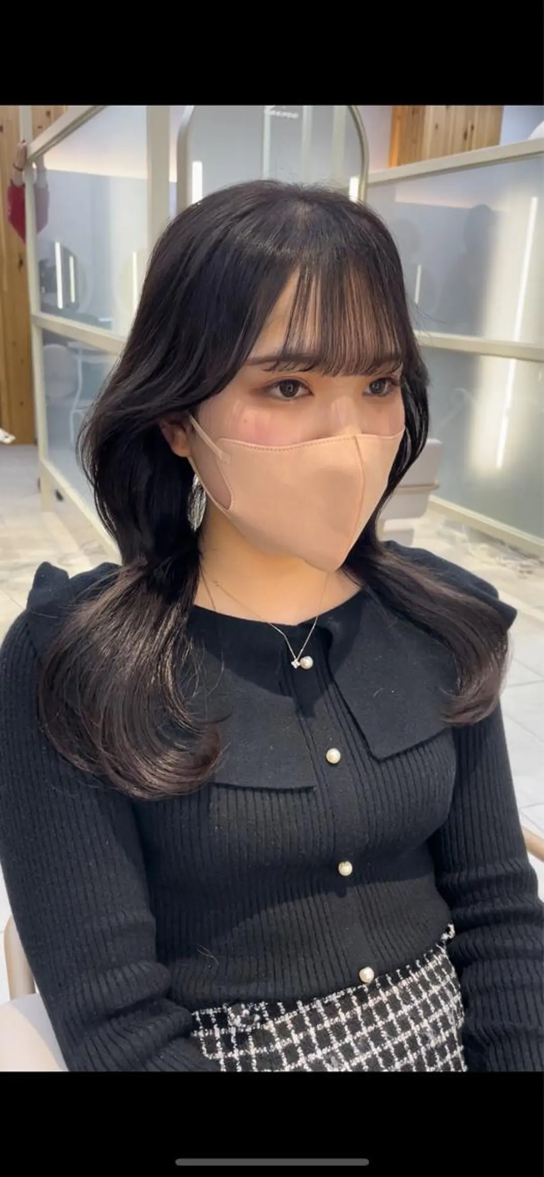 セミロング カラー カット ヘアカラー トリートメント レイヤー/顔周り /透明感/TAKUのヘアスタイル