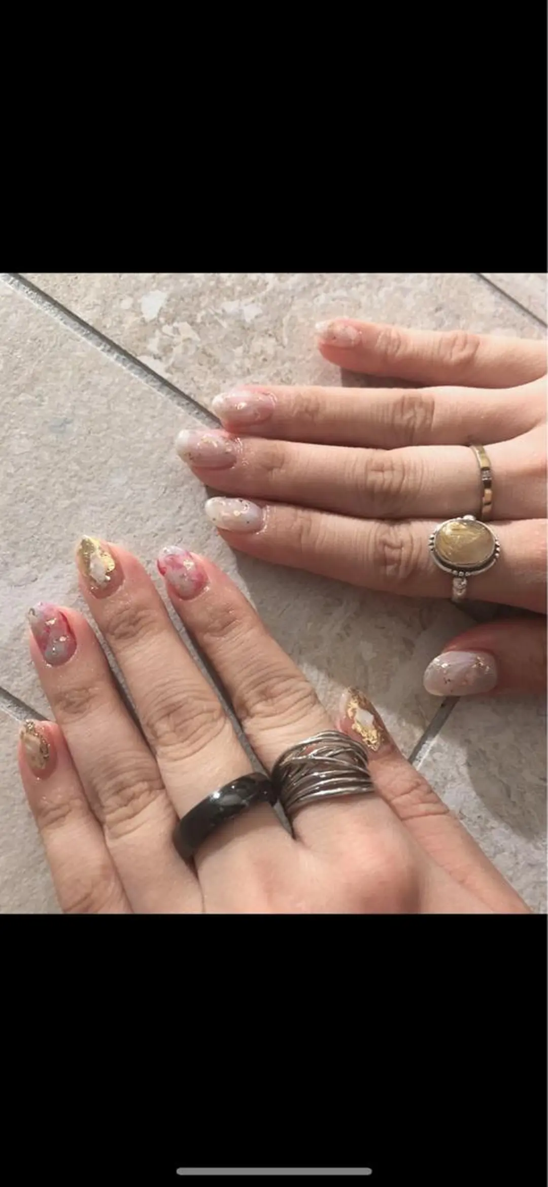 ネイル ニュアンスネイル Ebina Ryoのネイルデザイン