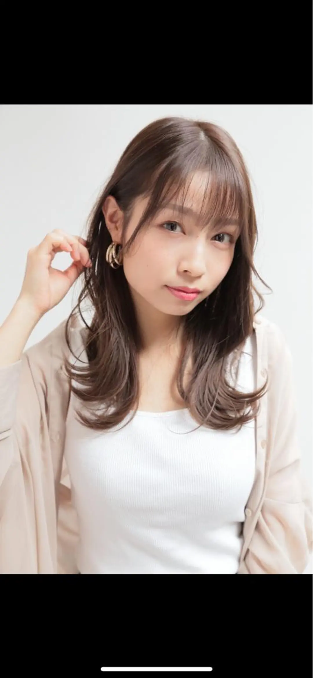 セミロング 髪質改善 韓国風ヘア トリートメント 山本翔一郎 韓国顔周りレイヤーのヘアスタイル