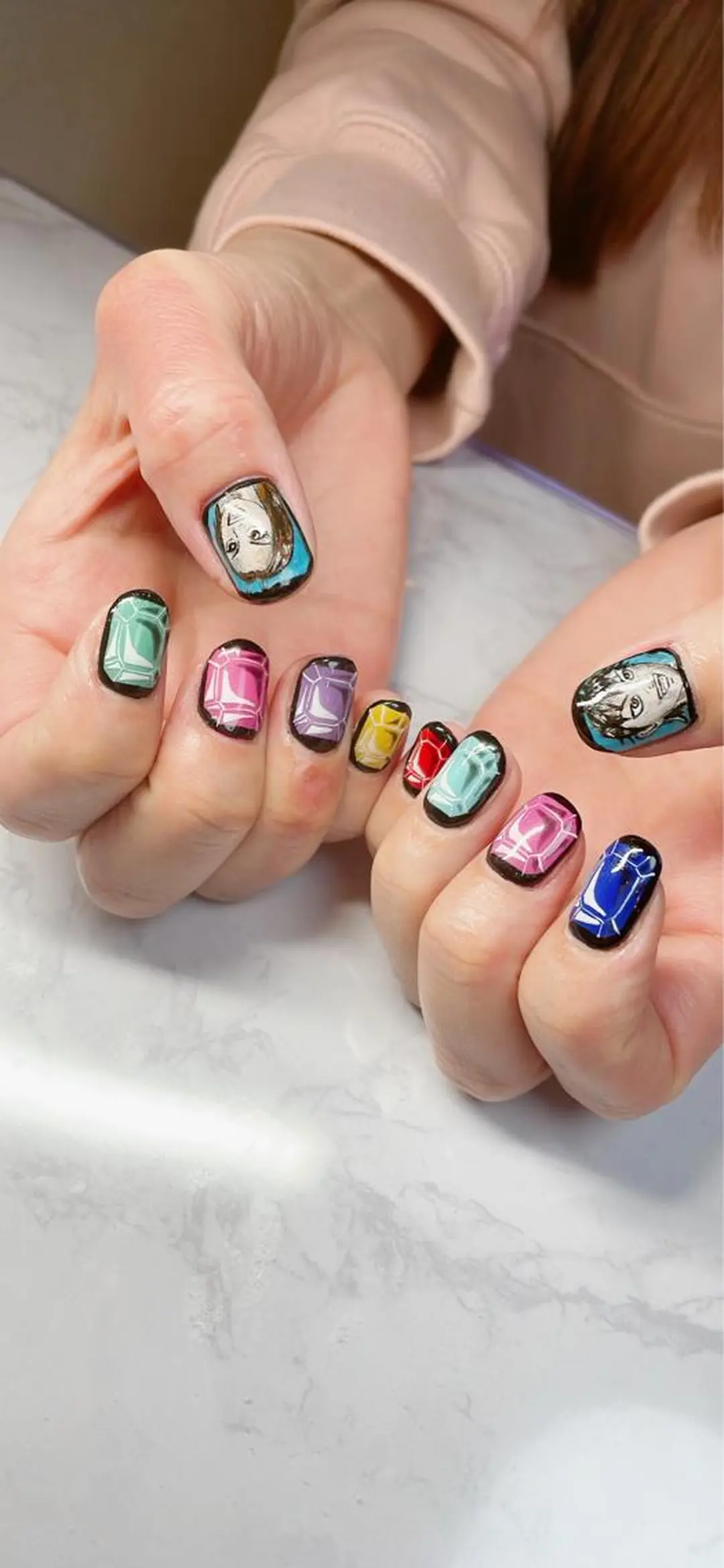 ネイル ハンドネイル LaLa Peach 福岡のマツエク・マツパデザイン