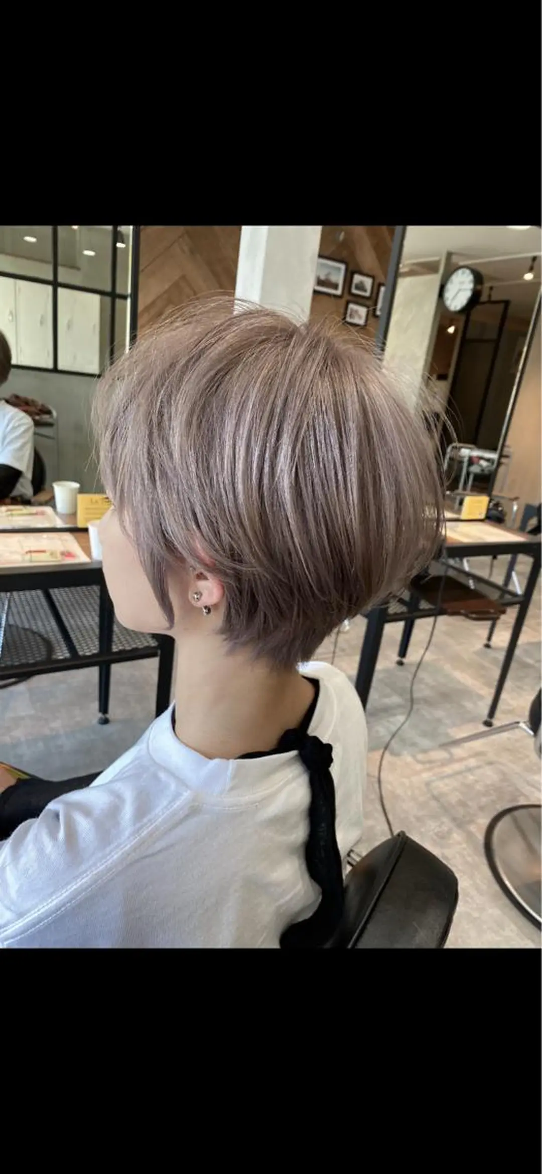 ショート カラー カット ヘアカラー トリートメント lafithhair ruu.南本庄のヘアスタイル