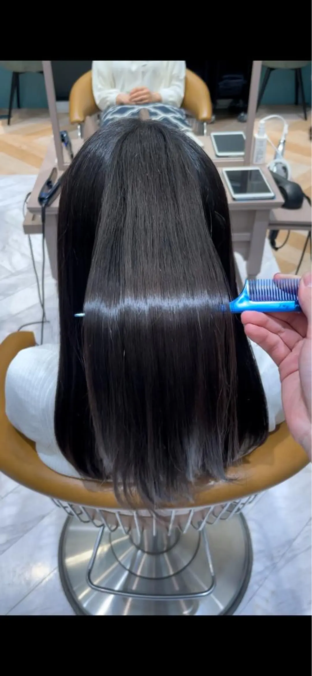 ロング トリートメント 韓国/ハッシュカット /レイヤー🧸‎千純のヘアスタイル