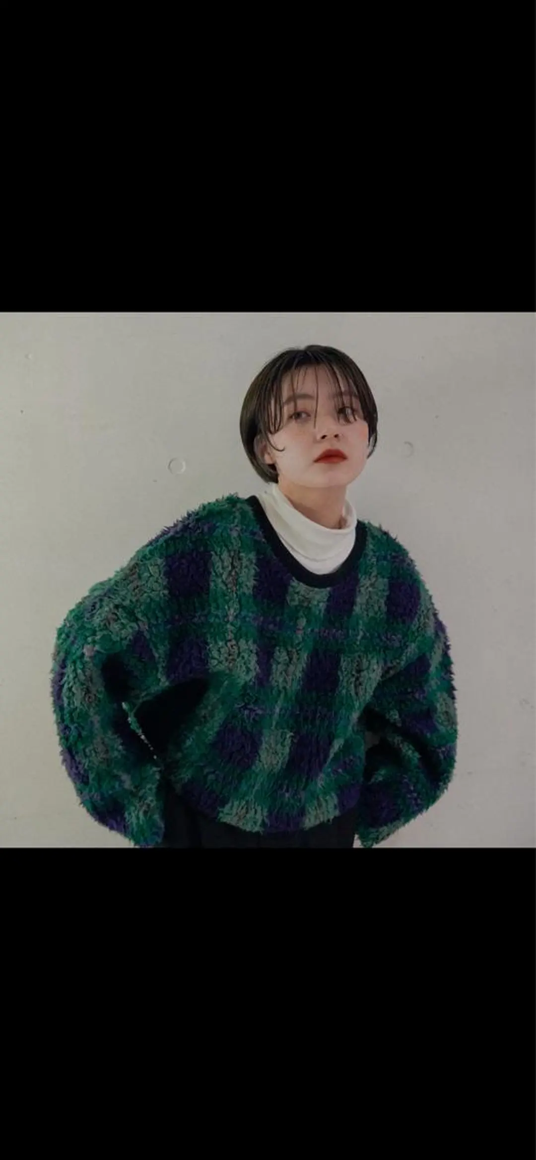 ショート タンバルモリパーマ 礒井メンキのヘアスタイル