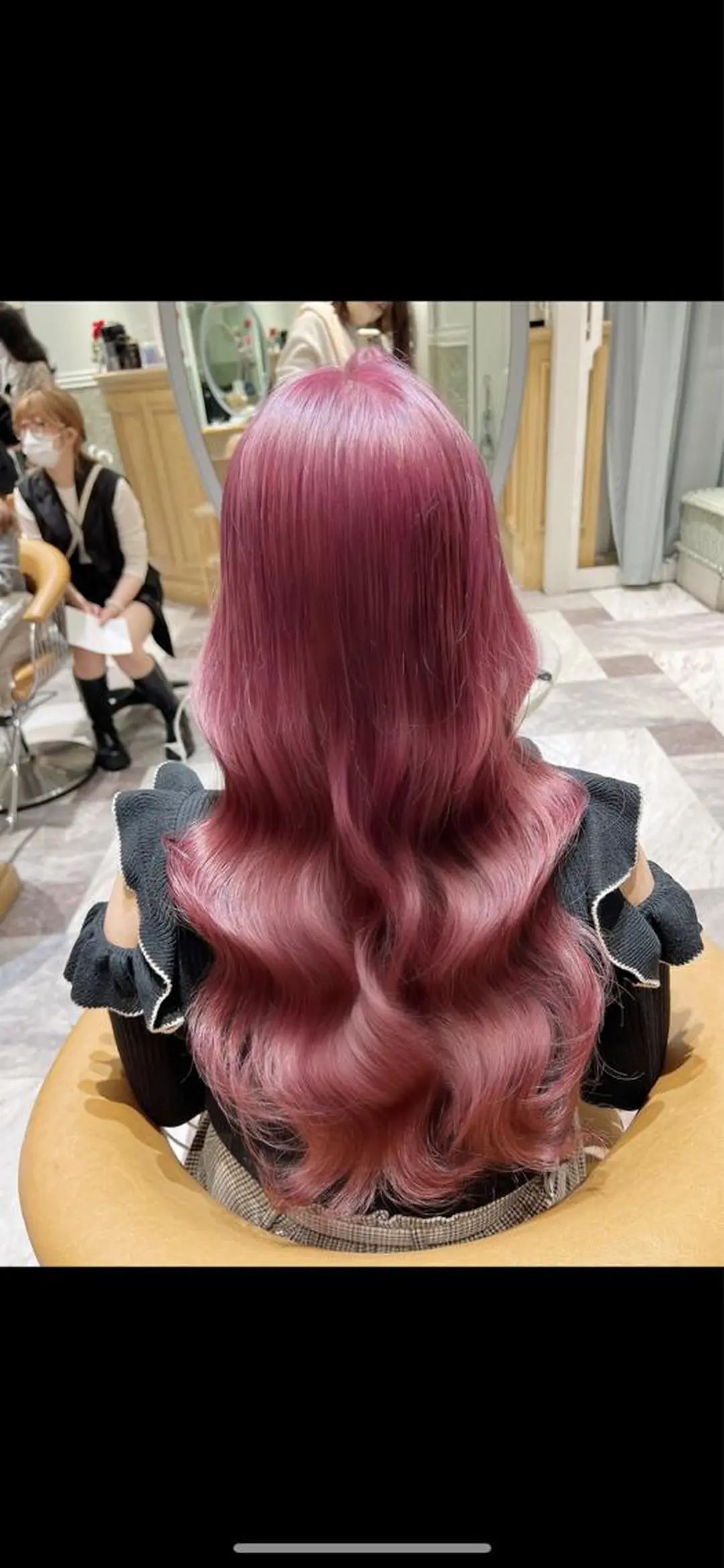 ロング ボブ ハイライト 髪質改善 韓国風ヘア 小顔カット 似合わせカラーの達人 ダブルカラー/森栄範のヘアスタイル