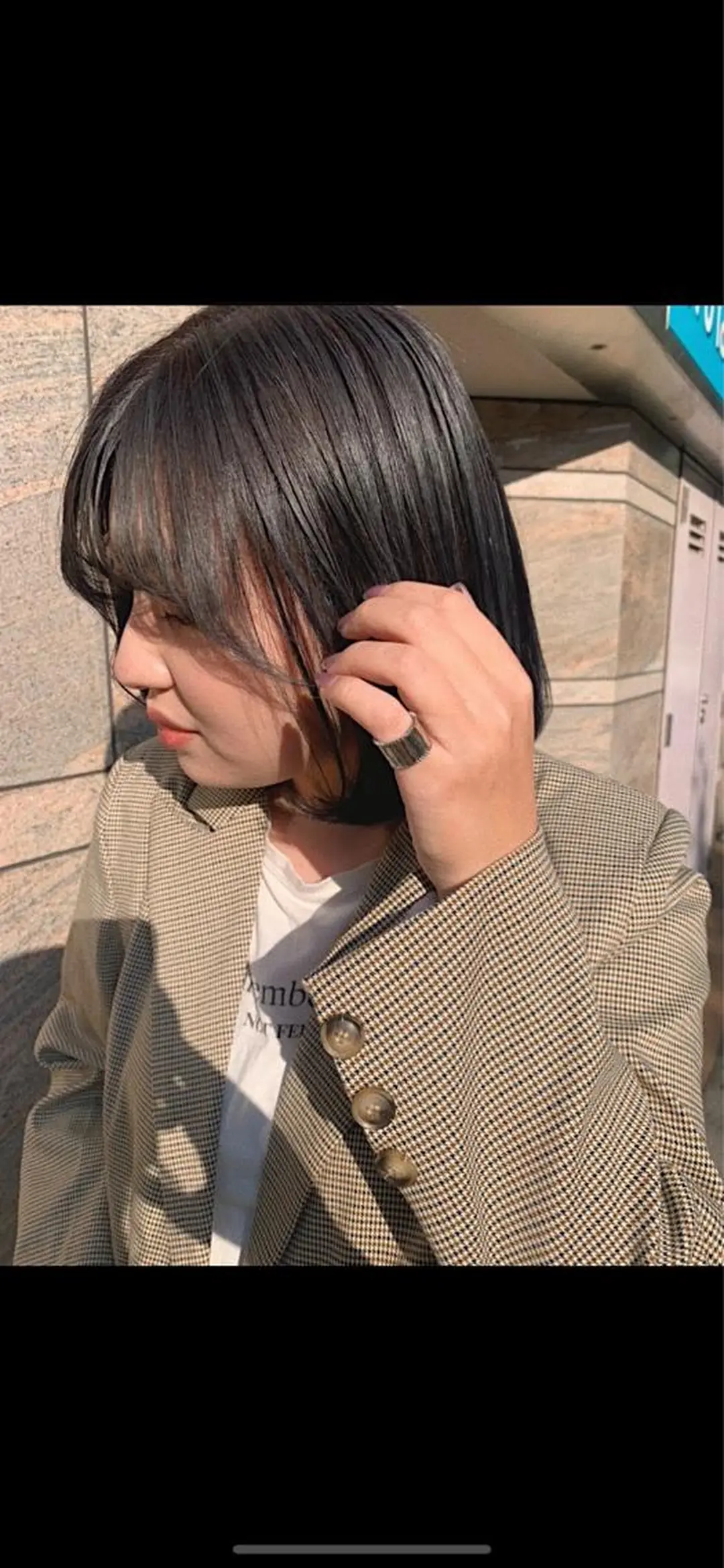 カラー AO所属・RISAKO 艶髪モテヘア🎀府中のヘアスタイル