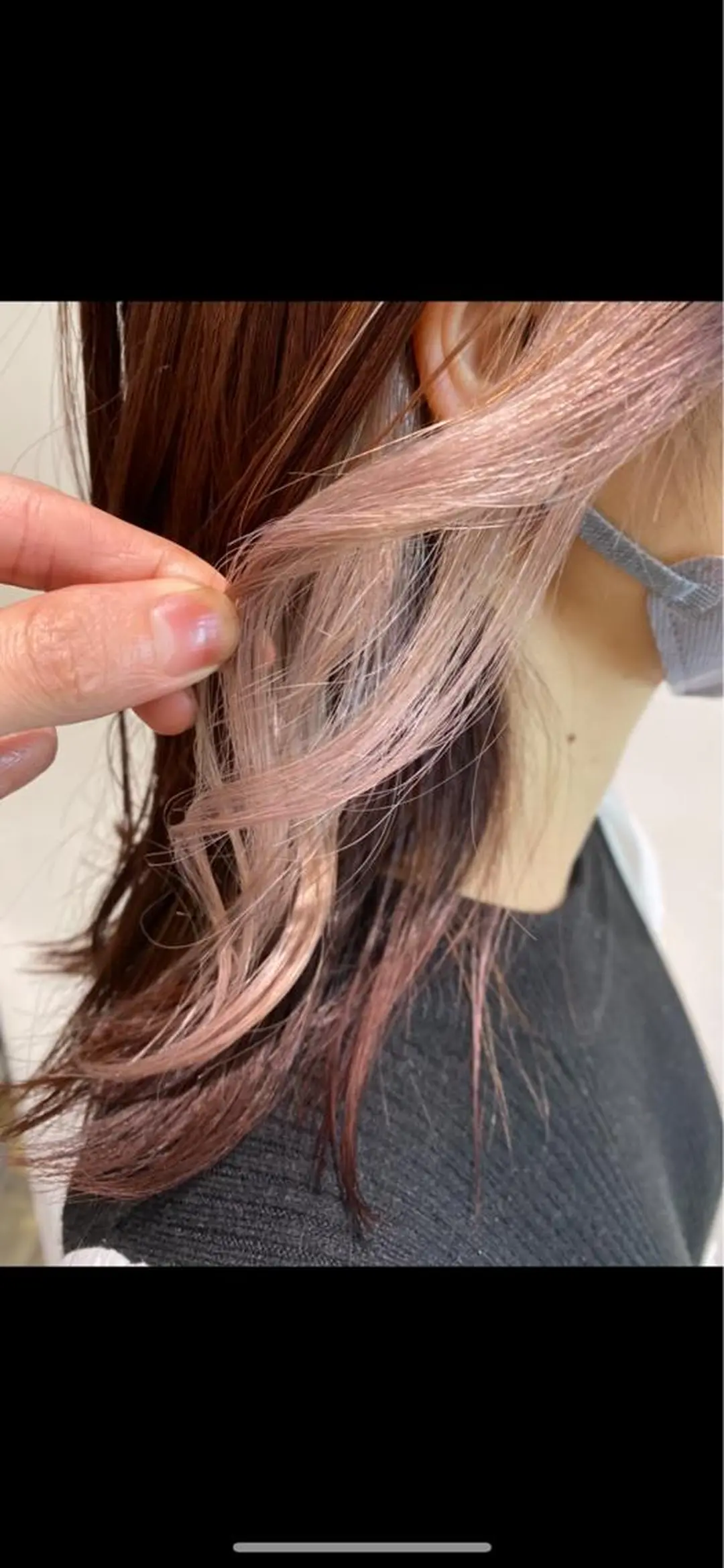 ミディアム カラー ピンクカラー ホワイトピンク ヘアカラー トリートメント カラー特化美容師 サトウリュウマのヘアスタイル