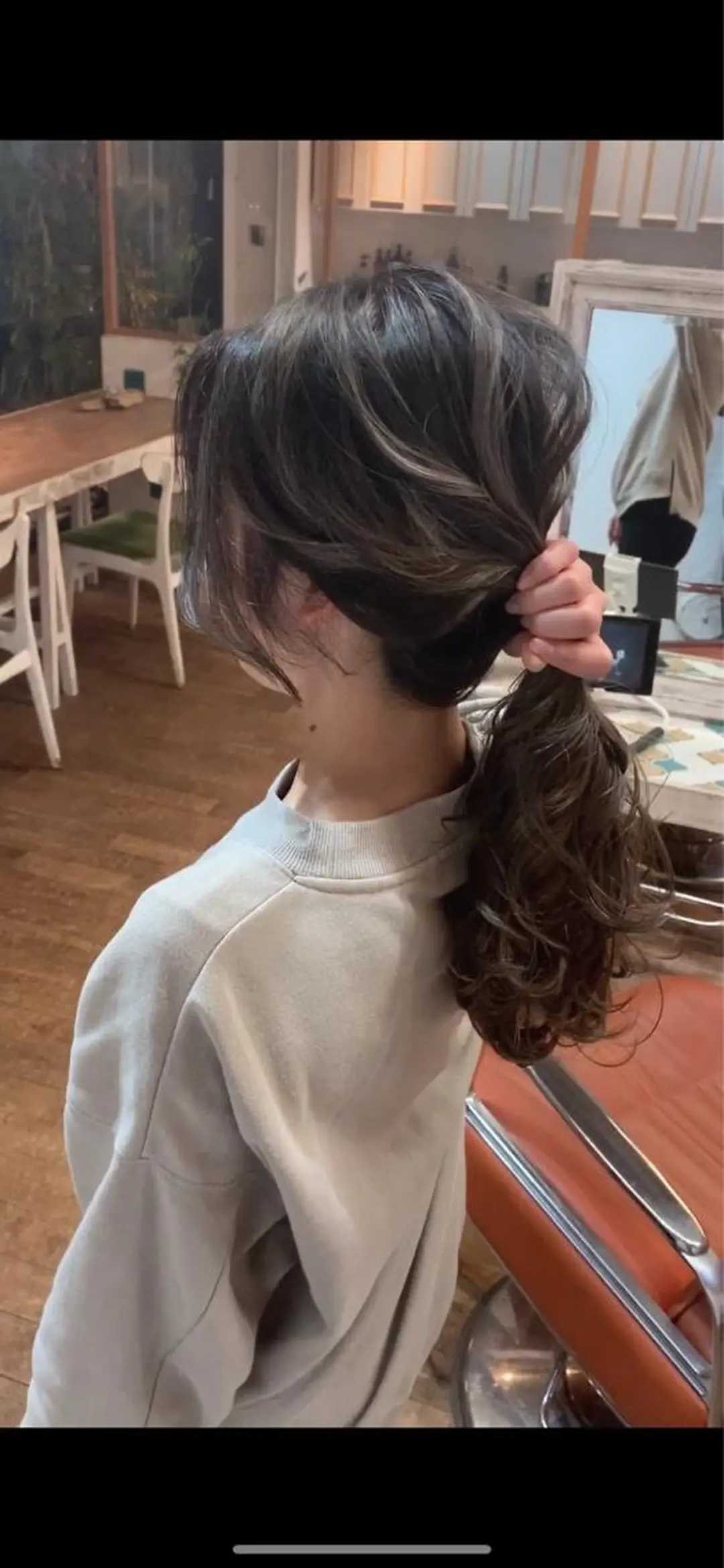 カラー バレイヤージュ ハイライトカラー Beyond（kitaro）所属・石井辰功也 フリーランス美容師のヘアスタイル