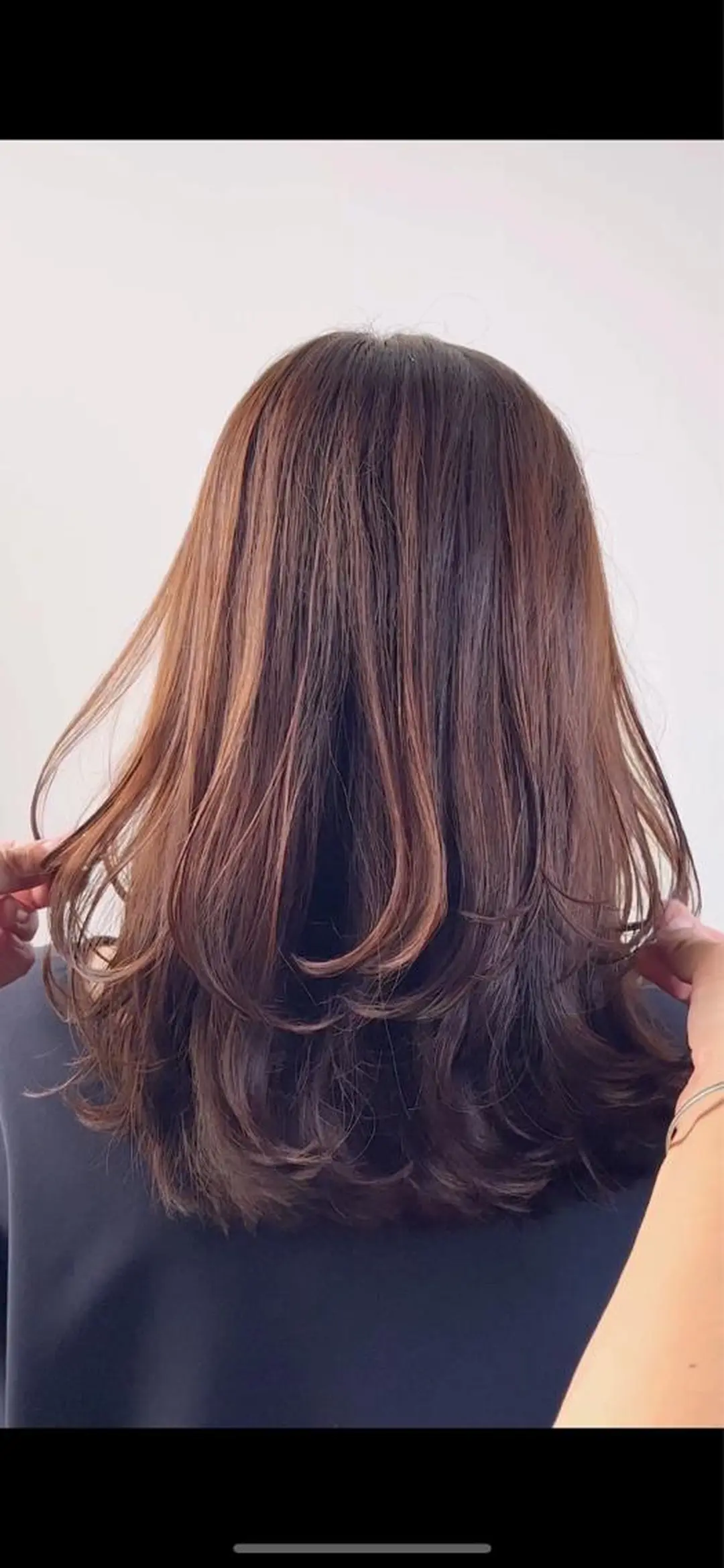 セミロング 美髪改善ストレート/ 植村友哉のヘアスタイル