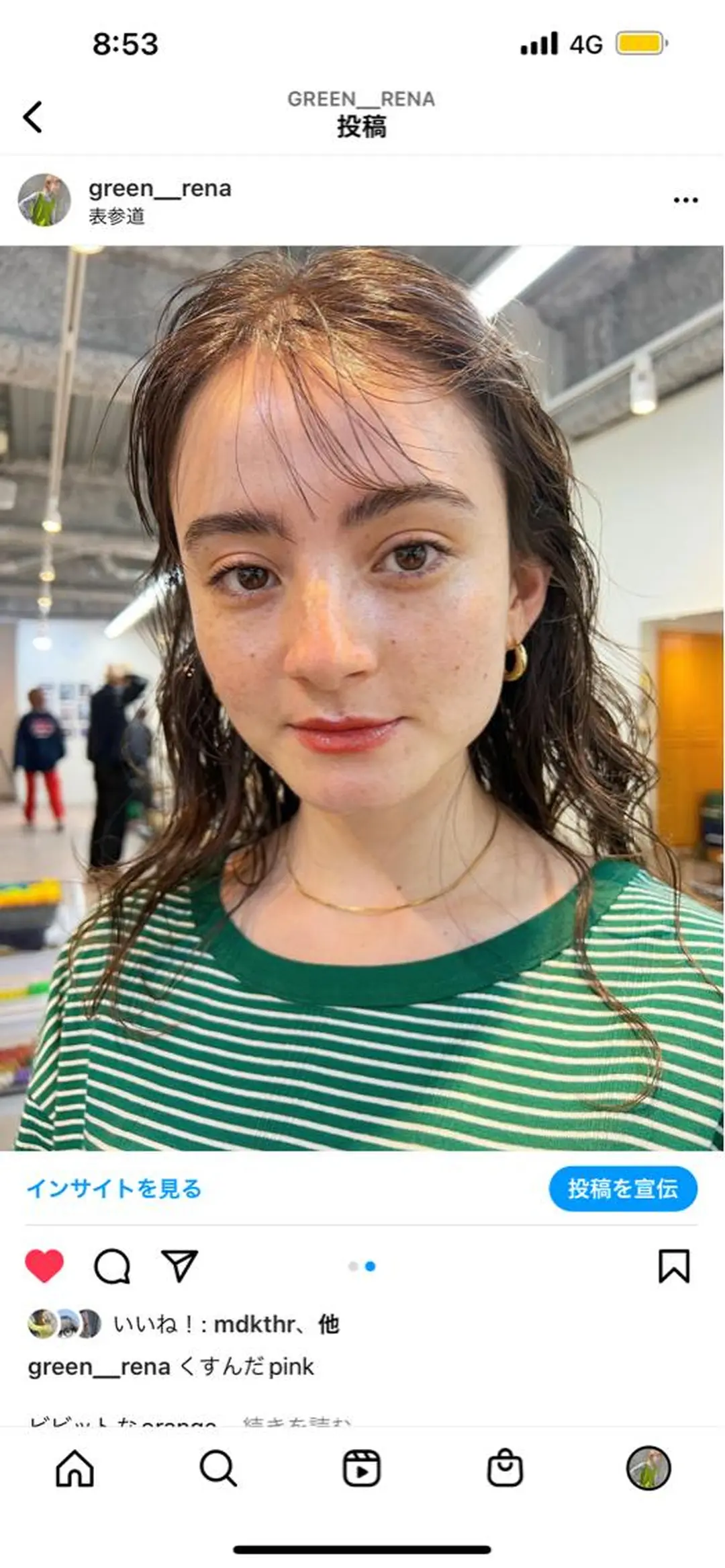 ミディアム カラー カット 圧倒的デザイン力 店長🎨RENAのヘアスタイル