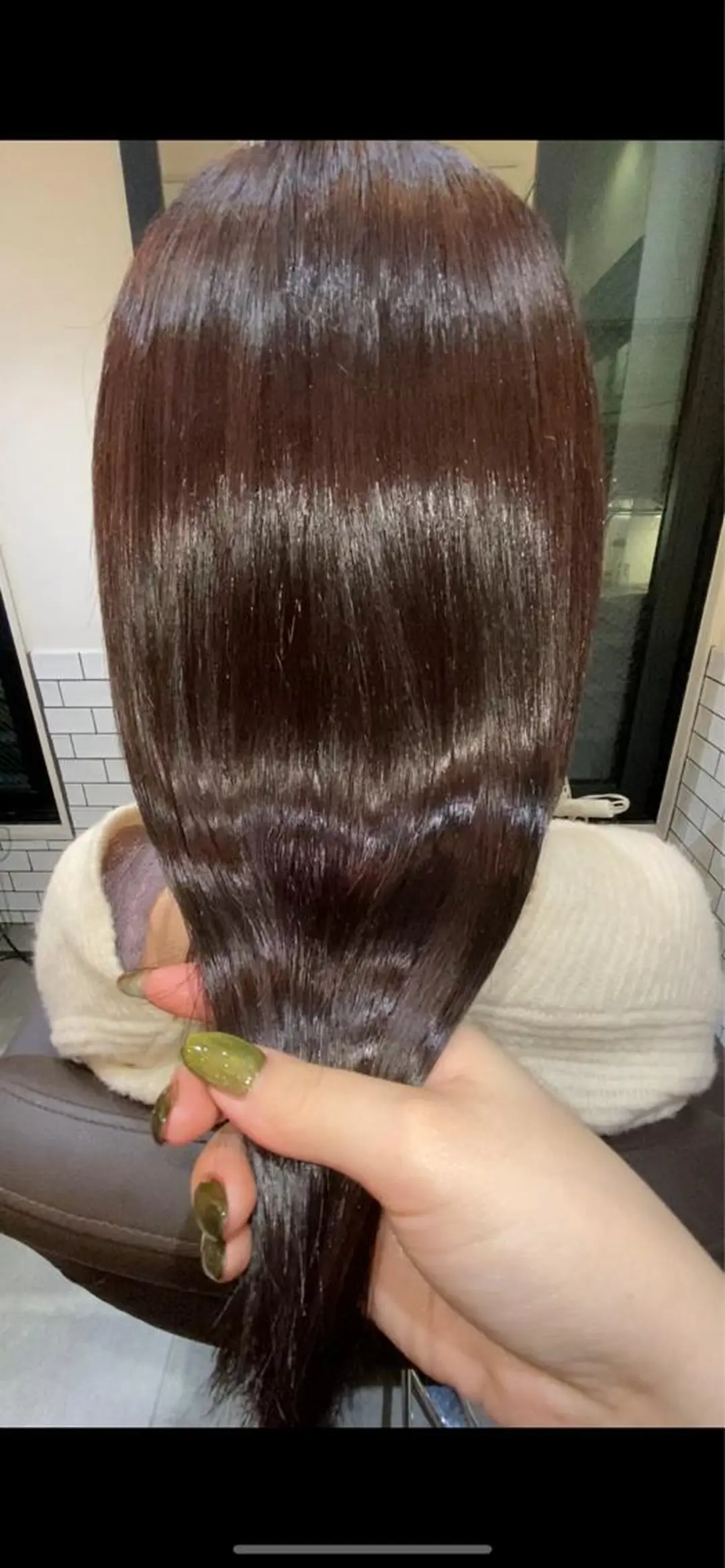 セミロング 髪質改善 トリートメント カット ヘアカラー トリートメント 美髪✨髪質改善 &艶カラーmanaeのヘアスタイル