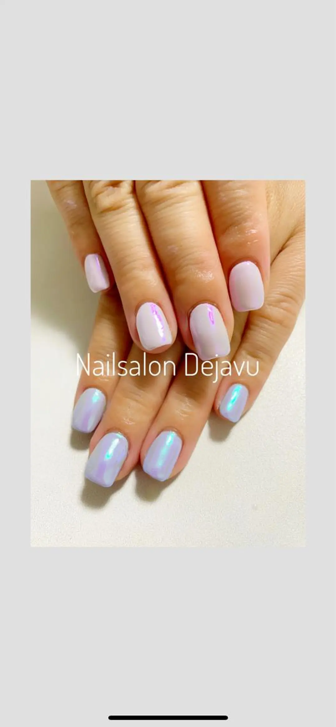 ネイル アートネイル オーロラネイル ワンカラーネイル ハンドネイル Nail salon Dejavu 🌿のネイルデザイン