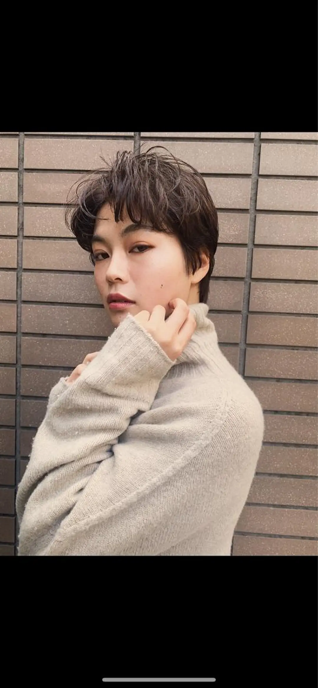 ショート 丹羽大喜 縮毛矯正/美髪矯正のヘアスタイル