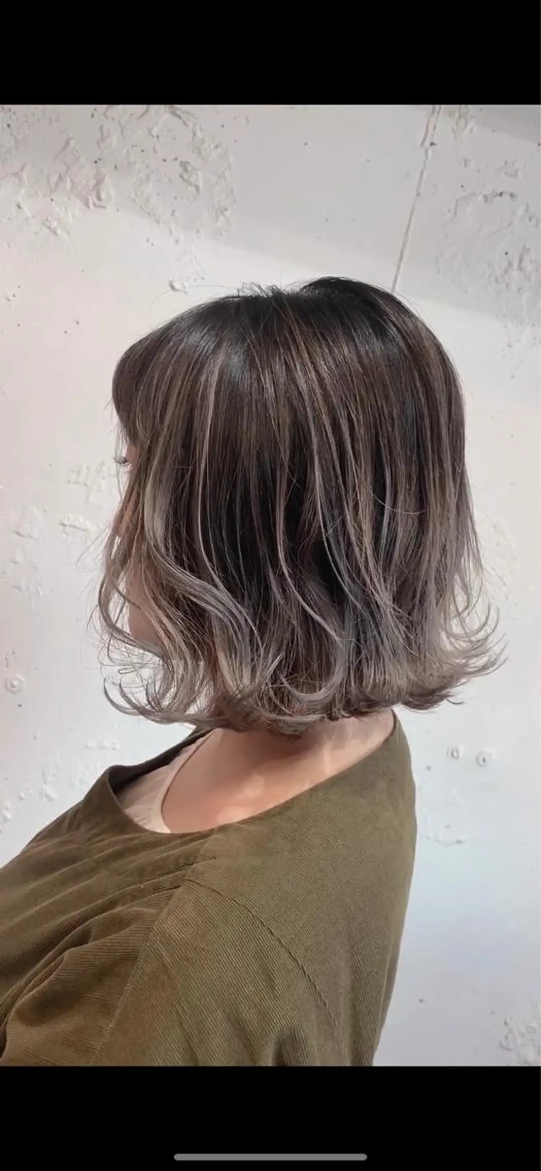 カラー バレイヤージュ ハイライトカラー 石井辰功也 フリーランス美容師のヘアスタイル