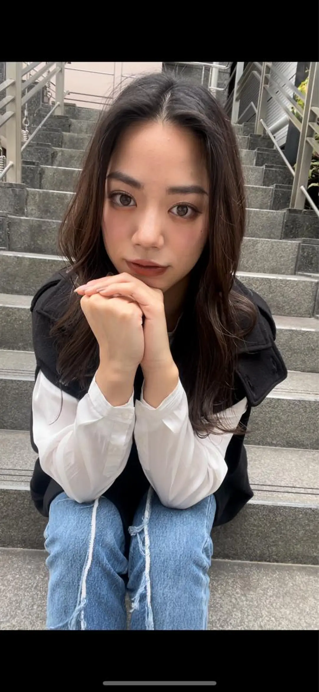 ミディアム カラー アッシュ ヘアカラー トリートメント Lond  mare 🦋ayana🦋のヘアスタイル