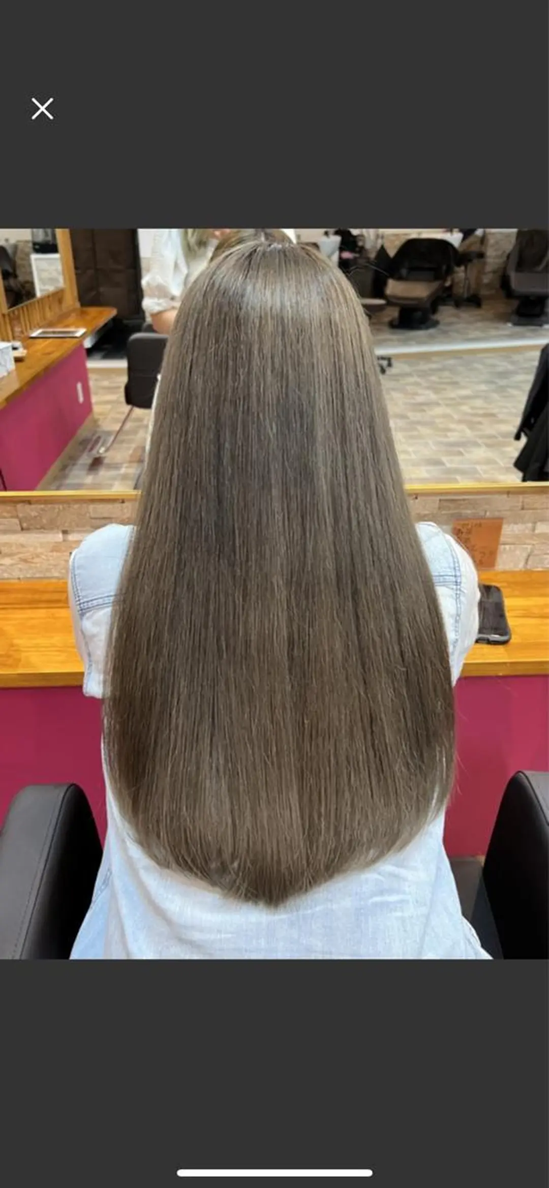 ロング カラー ヘアカラー&縮毛矯正 STAR☆RIVERのヘアスタイル