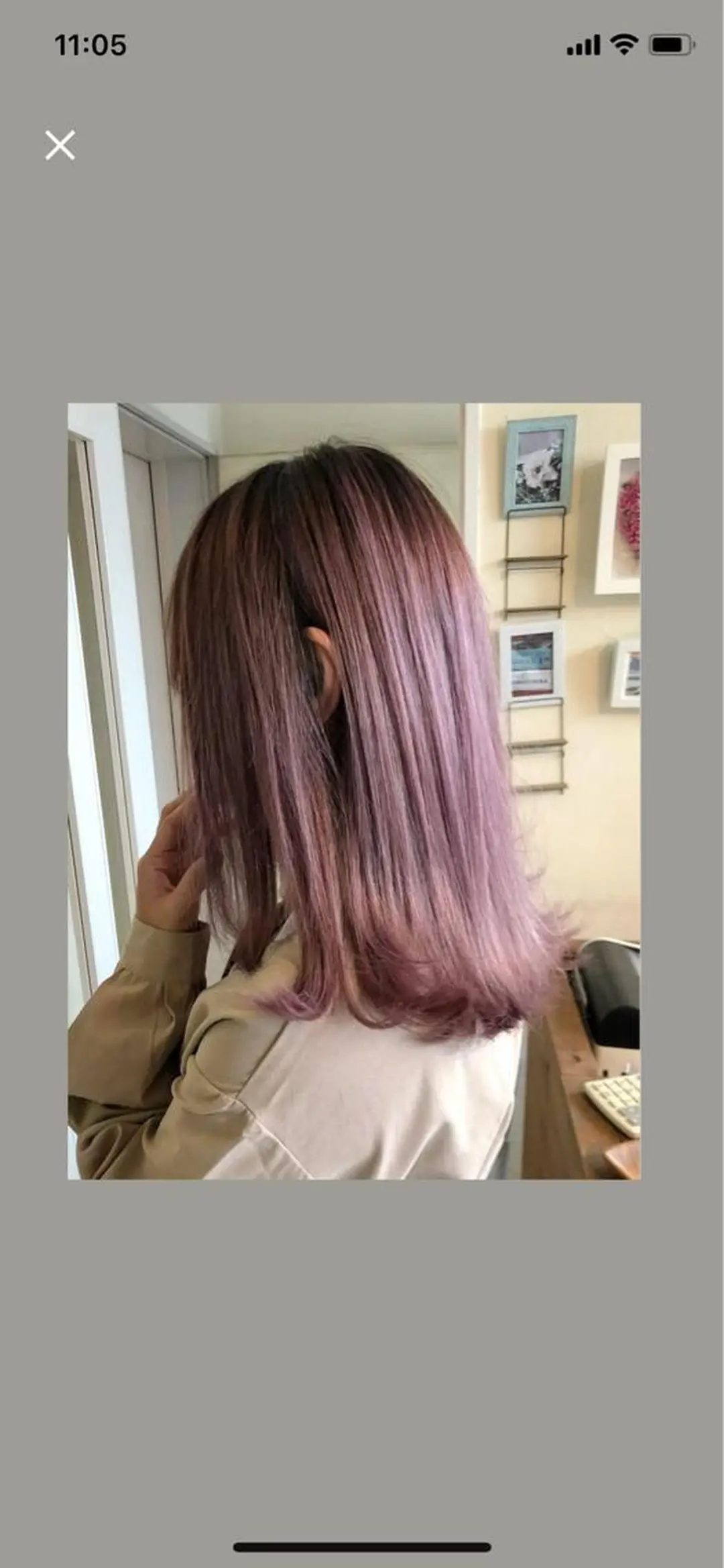 ロング 韓国レイヤー外国人風 透明感カラー髪質改善のヘアスタイル