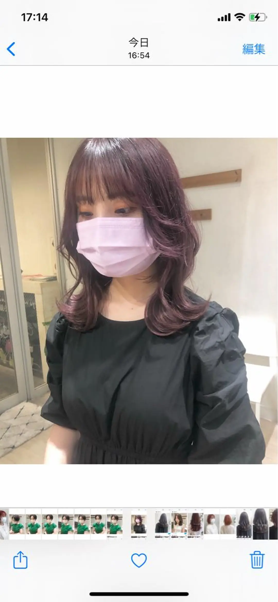 セミロング カラー nakahara madokaのヘアスタイル